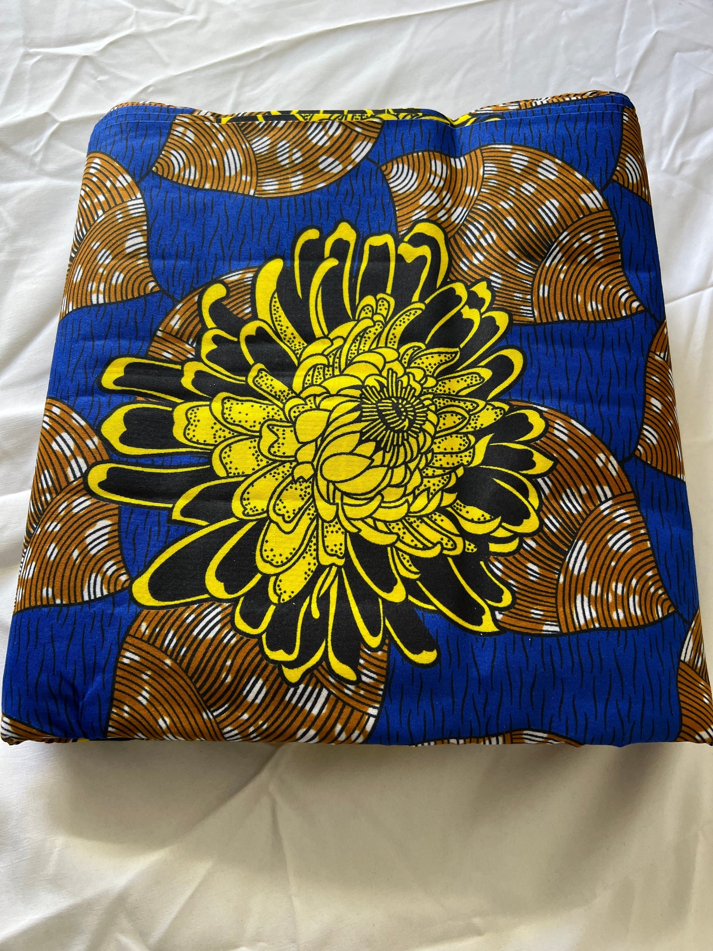 Polycotton African Fabric 6 Yards Soft Ankara Wax Print Material