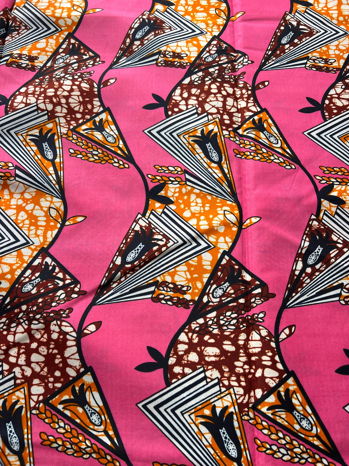 Polycotton African Fabric 6 Yards Soft Ankara Wax Print Material