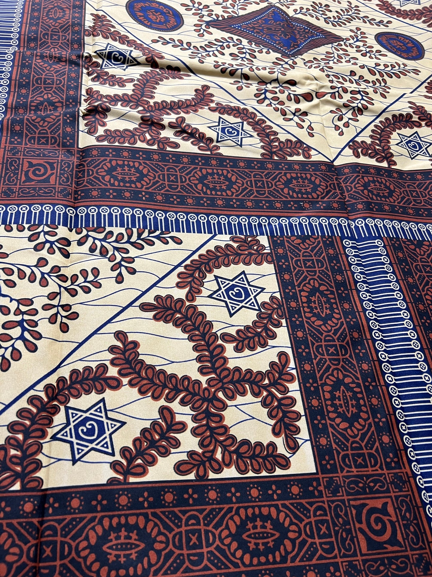 Polycotton African Fabric 6 Yards Soft Ankara Wax Print Material