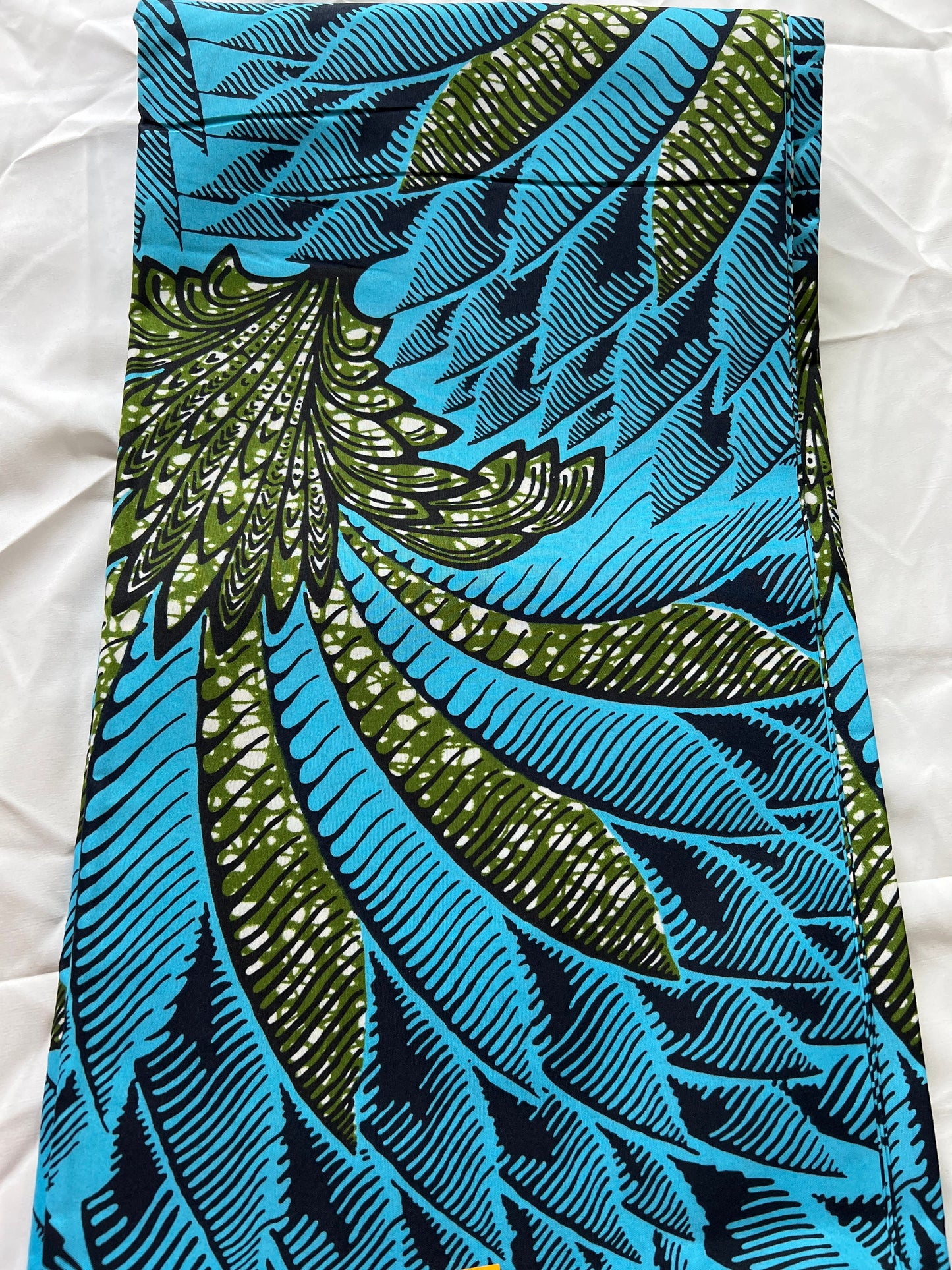 Polycotton African Fabric 6 Yards Soft Ankara Wax Print Material