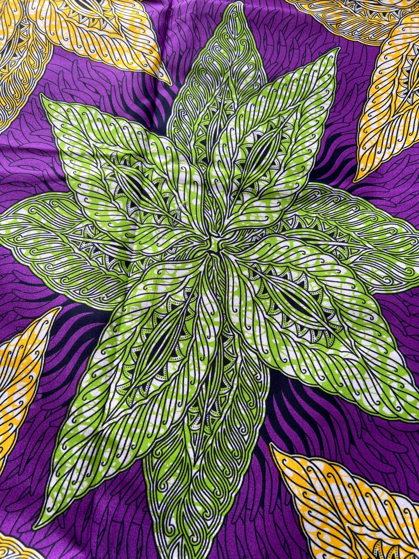 Polycotton African Fabric 6 Yards Soft Ankara Wax Print Material