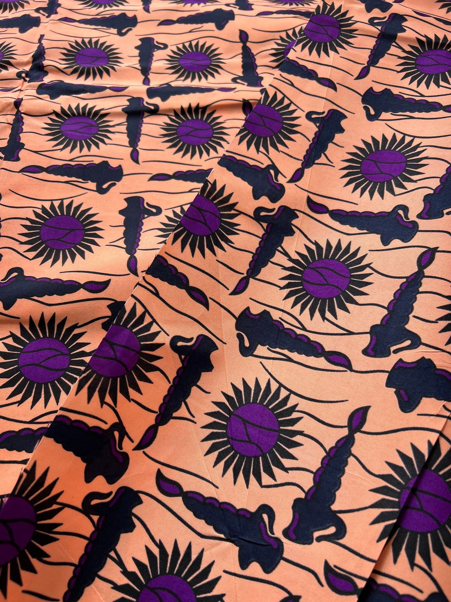 Polycotton African Fabric 6 Yards Soft Ankara Wax Print Material