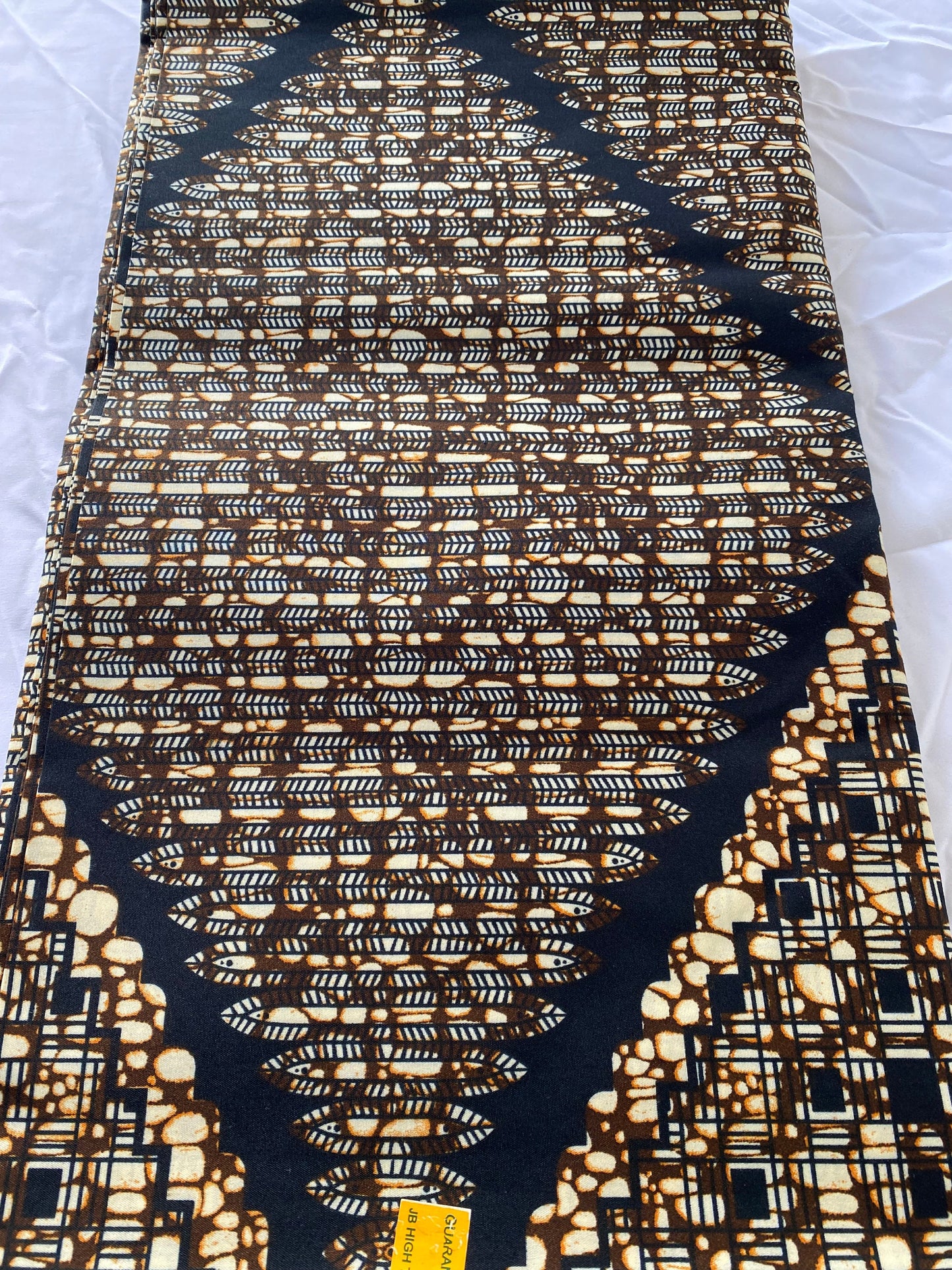 Polycotton African Fabric 6 Yards Soft Ankara Wax Print Material