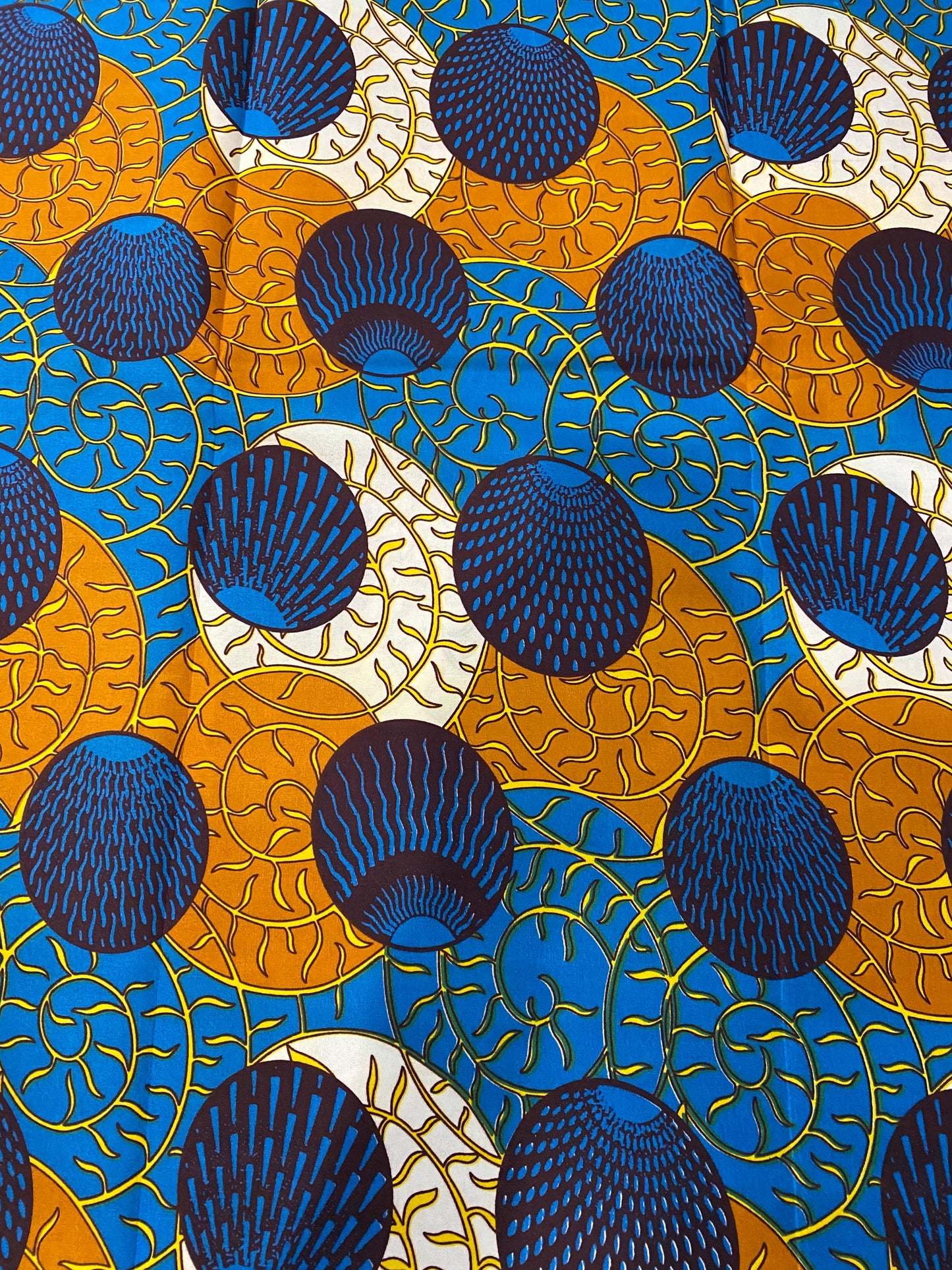 Polycotton African Fabric 6 Yards Soft Ankara Wax Print Material