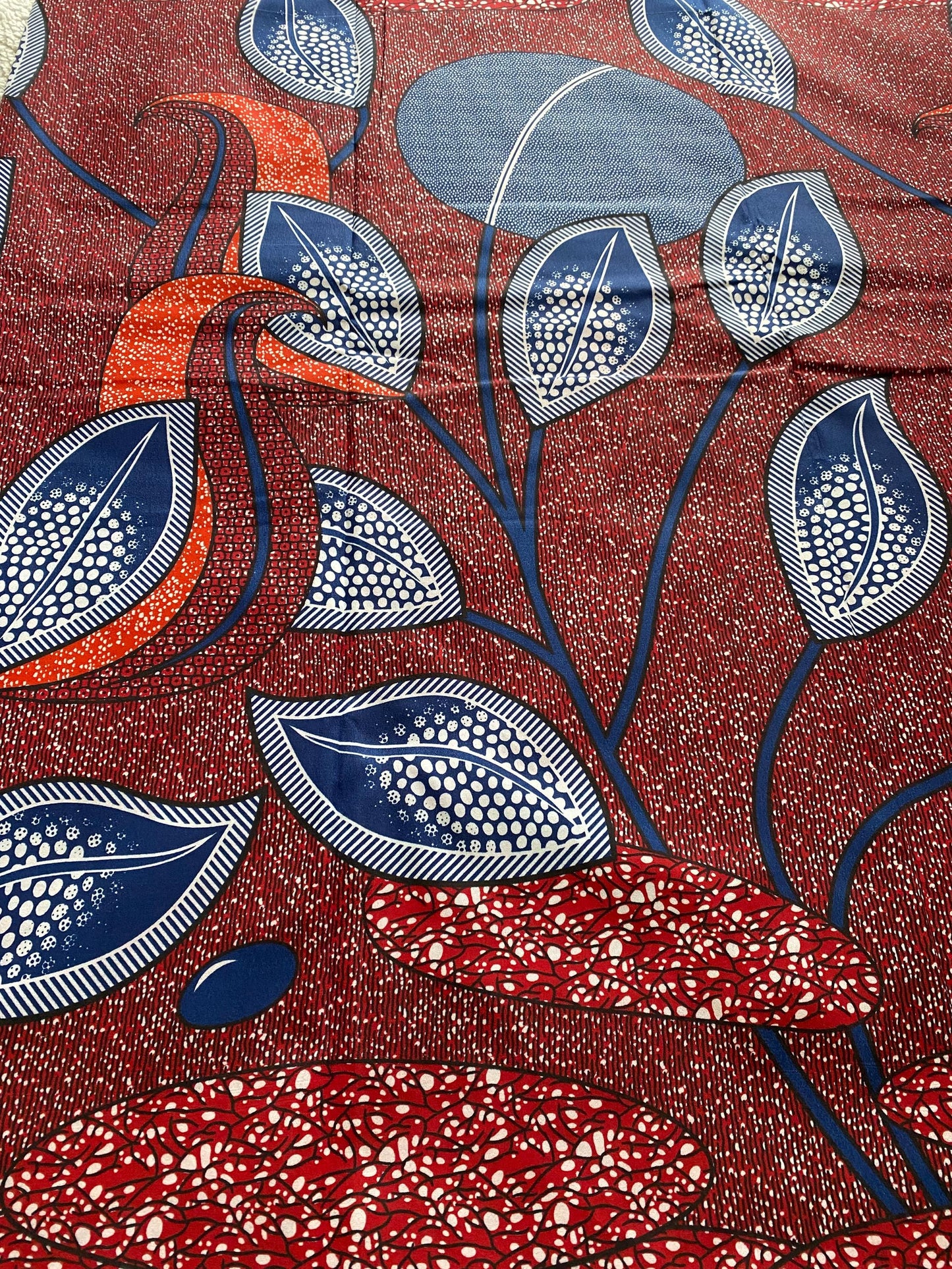 Polycotton African Fabric 6 Yards Soft Ankara Wax Print Material