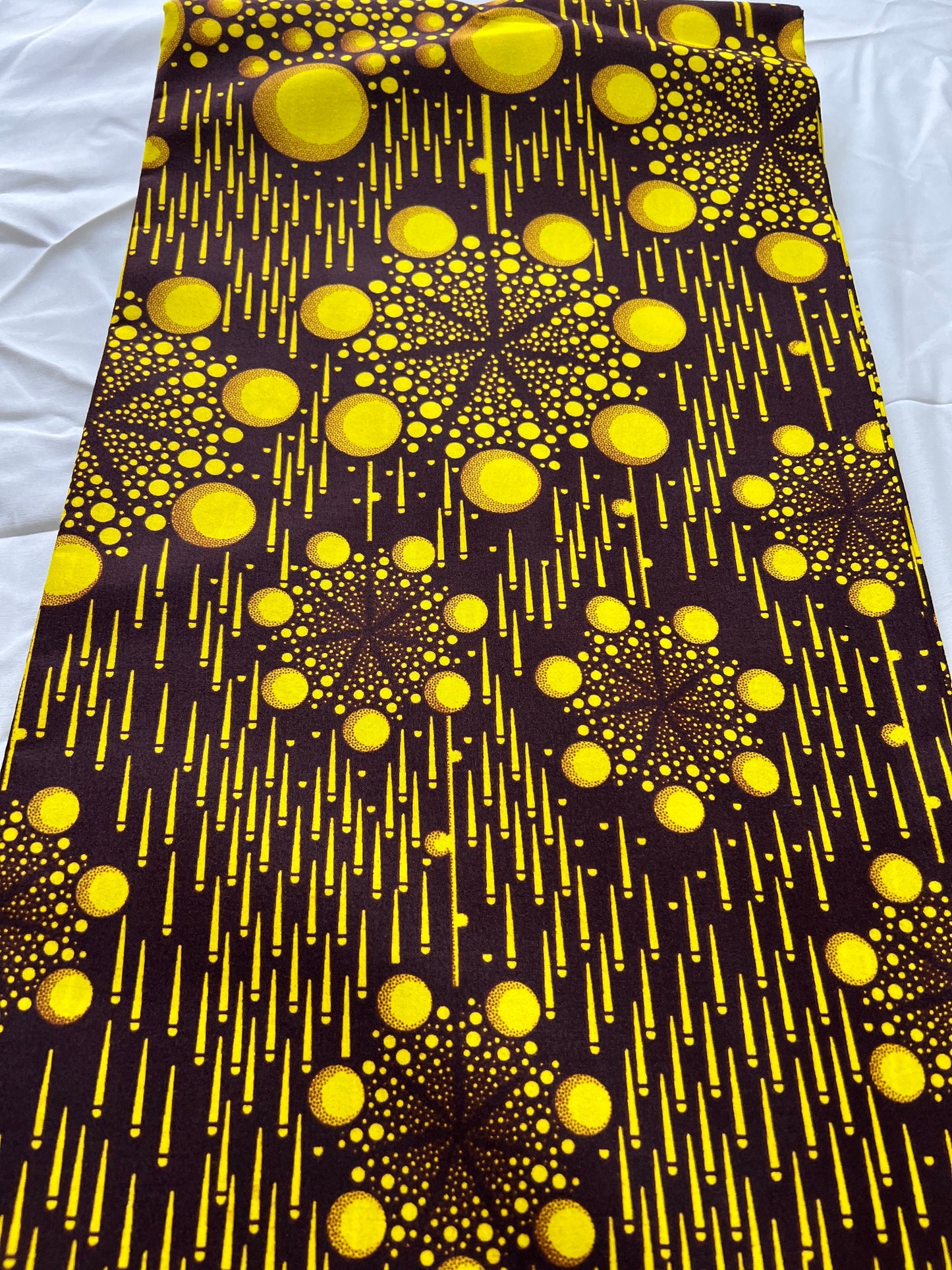 Polycotton African Fabric 6 Yards Soft Ankara Wax Print Material