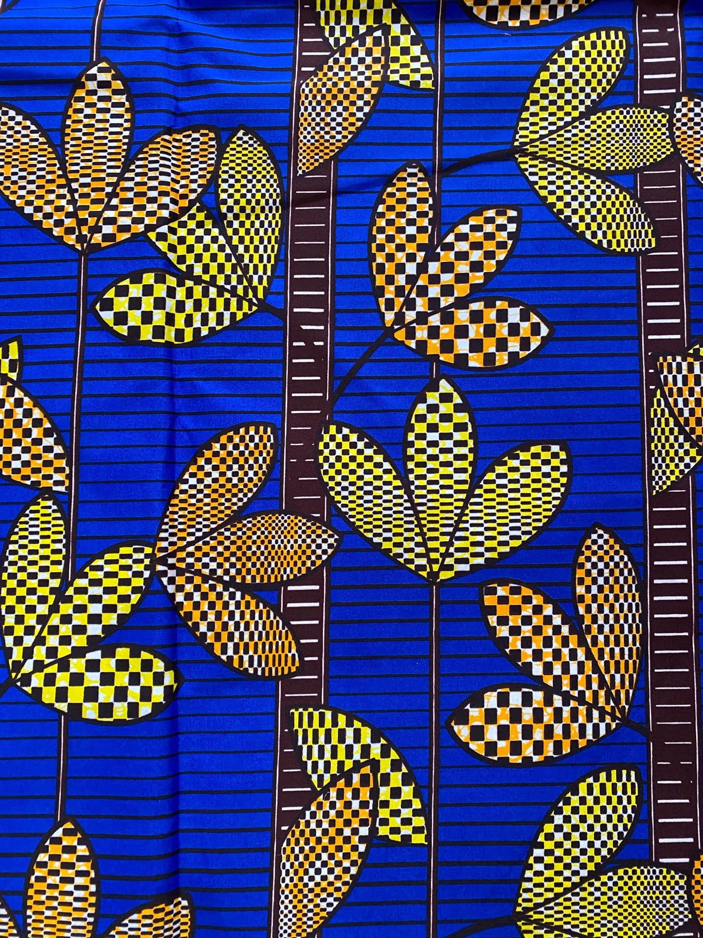 Polycotton African Fabric 6 Yards Soft Ankara Wax Print Material