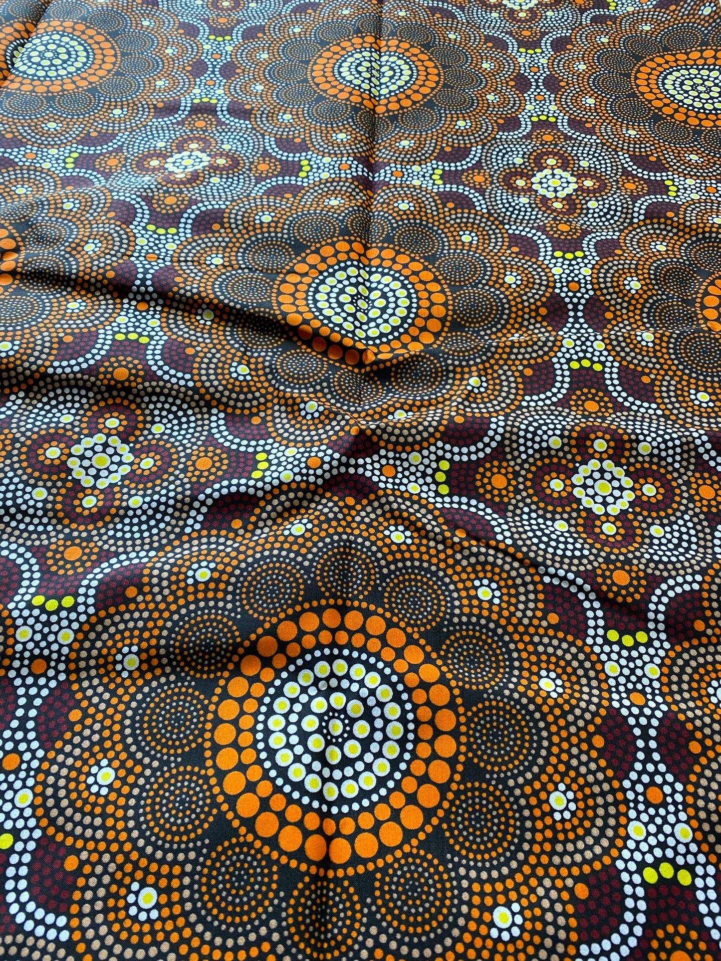 Polycotton African Fabric 6 Yards Soft Ankara Wax Print Material