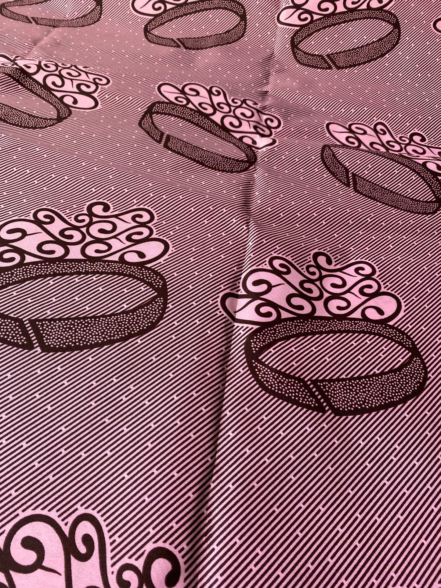 Polycotton African Fabric 6 Yards Soft Ankara Wax Print Material