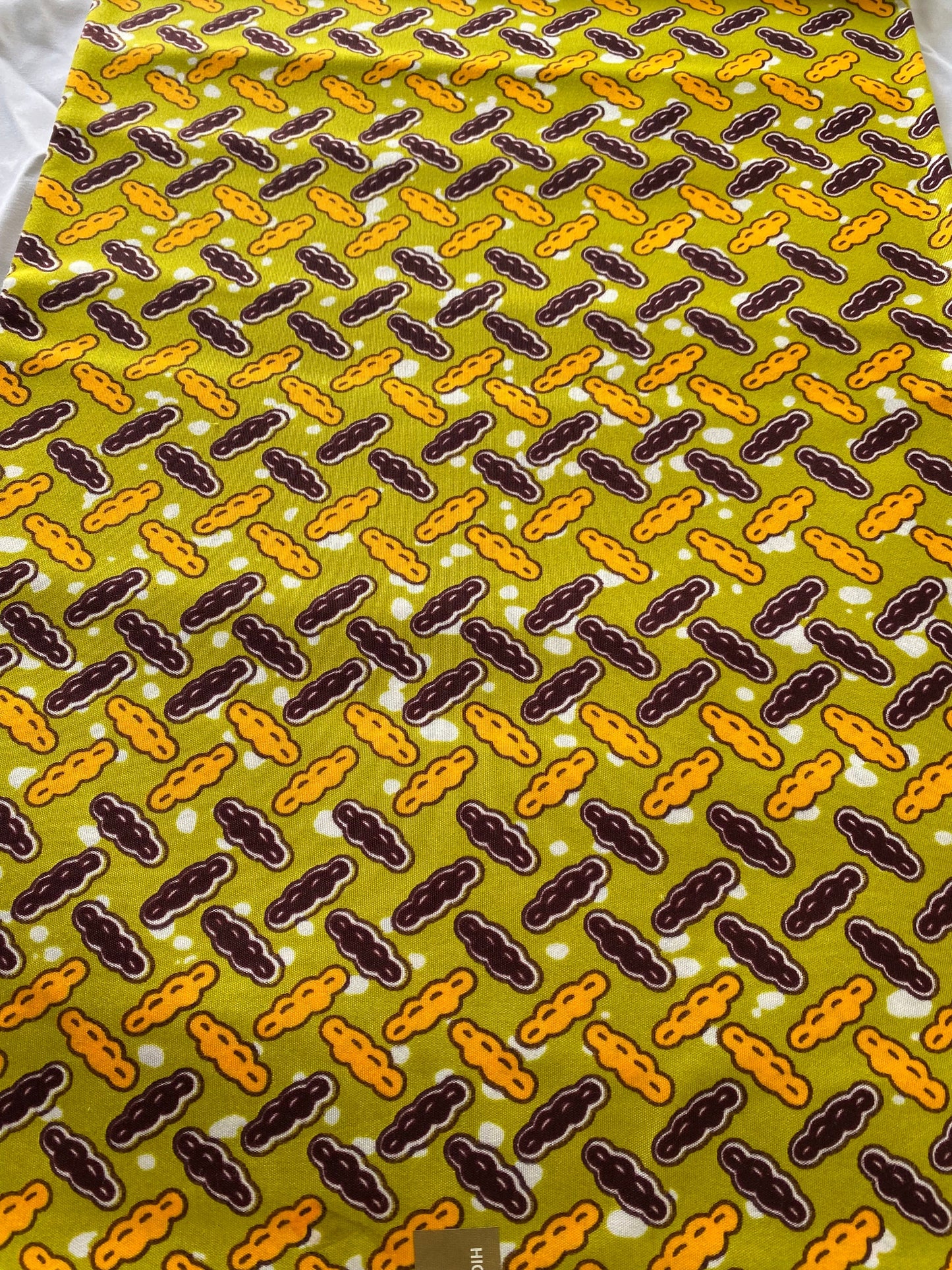 Polycotton African Fabric 6 Yards Soft Ankara Wax Print Material