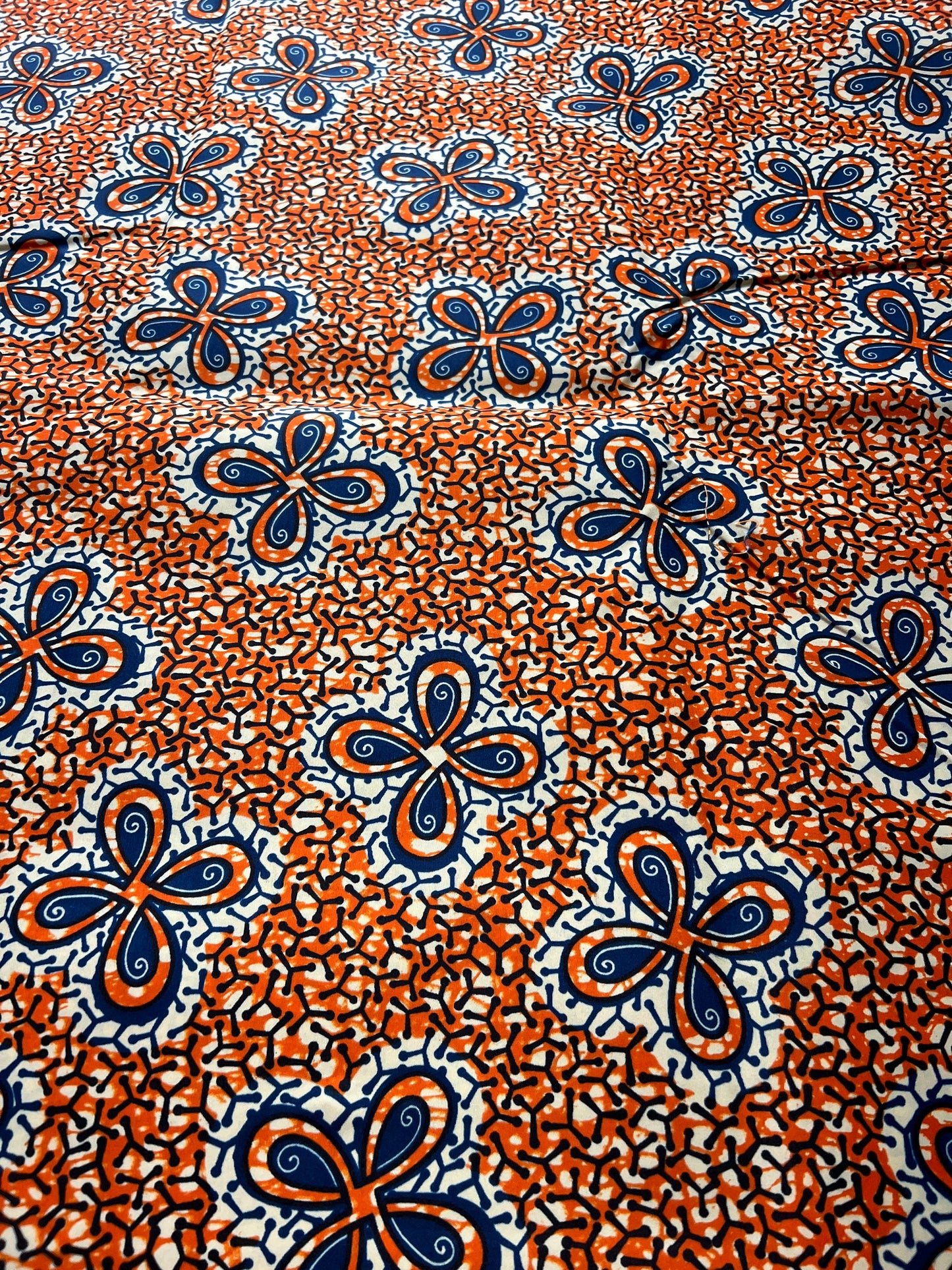 Polycotton African Fabric 6 Yards Soft Ankara Wax Print Material