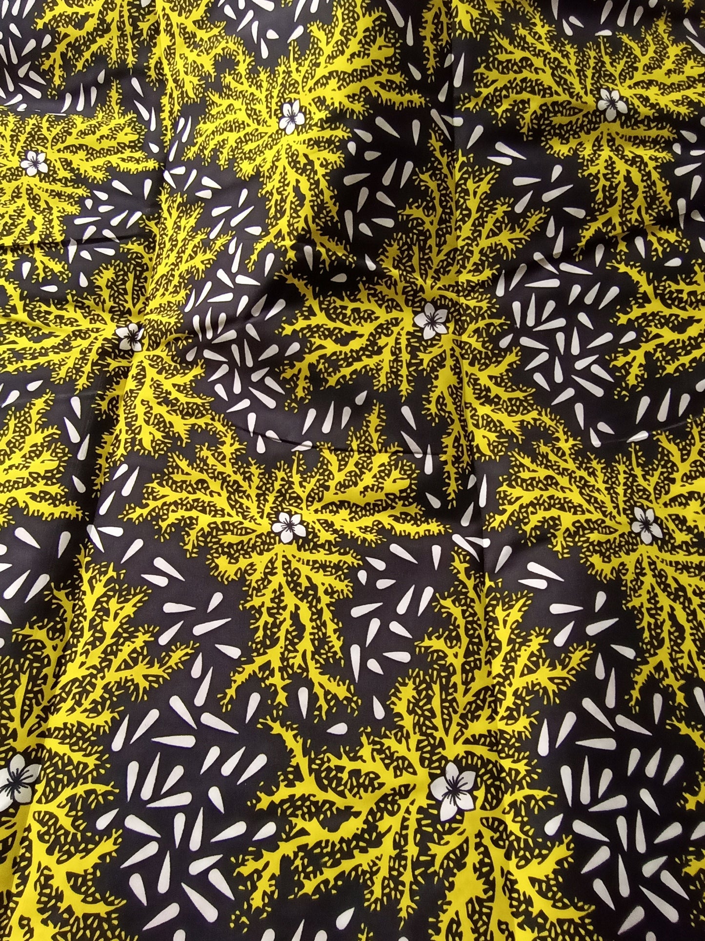 Polycotton African Fabric 6 Yards Soft Ankara Wax Print Material