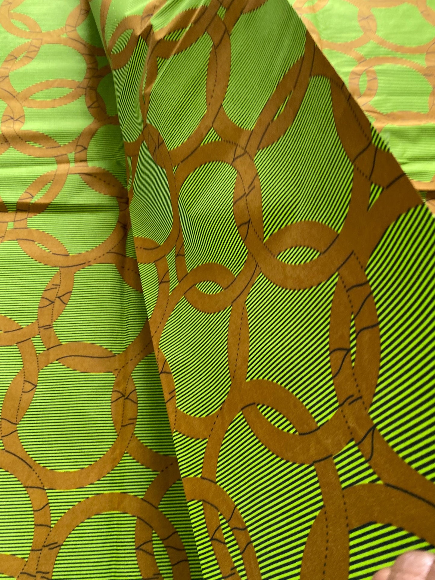 Polycotton African Fabric 6 Yards Soft Ankara Wax Print Material