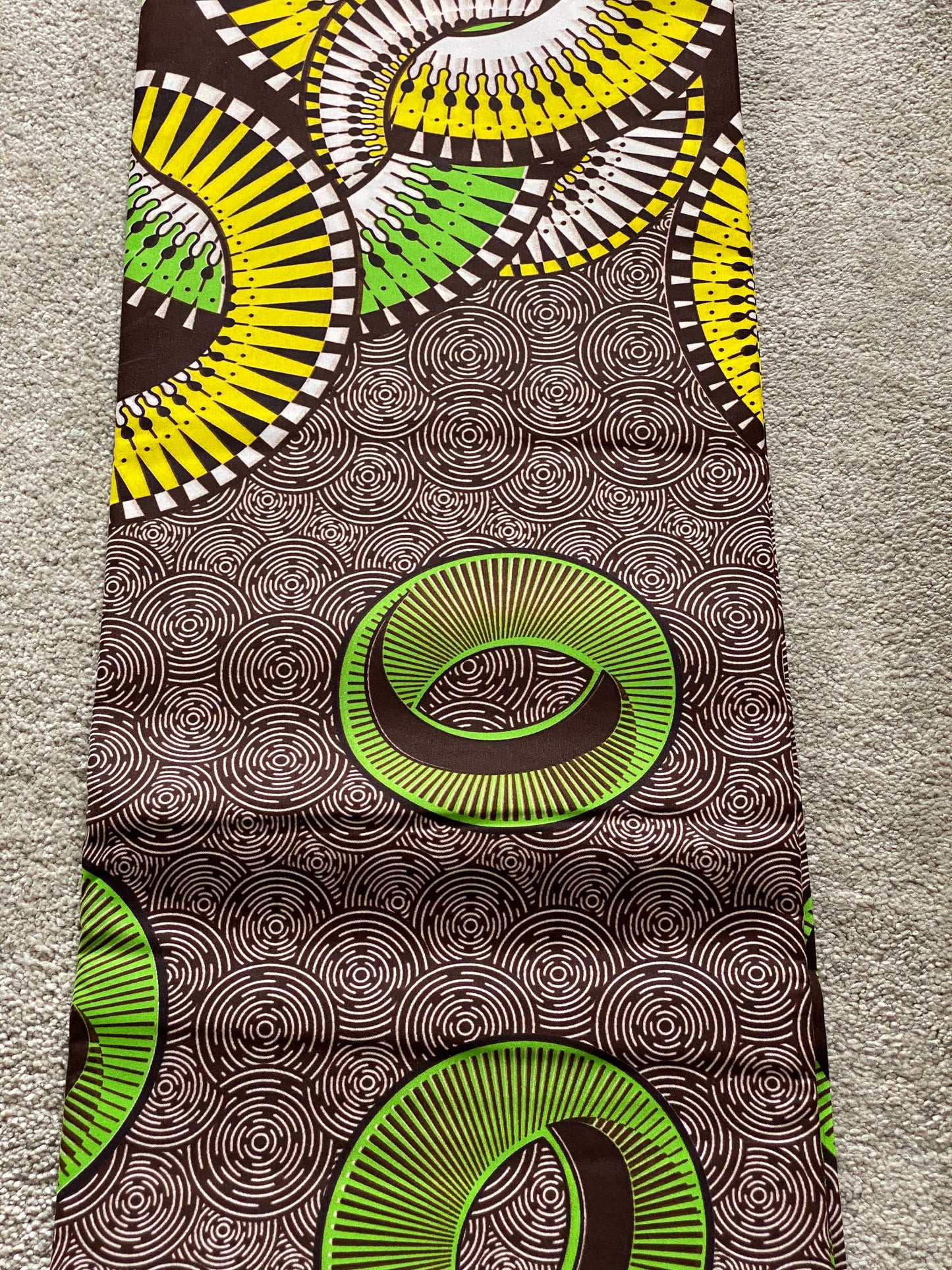 Polycotton African Fabric 6 Yards Soft Ankara Wax Print Material
