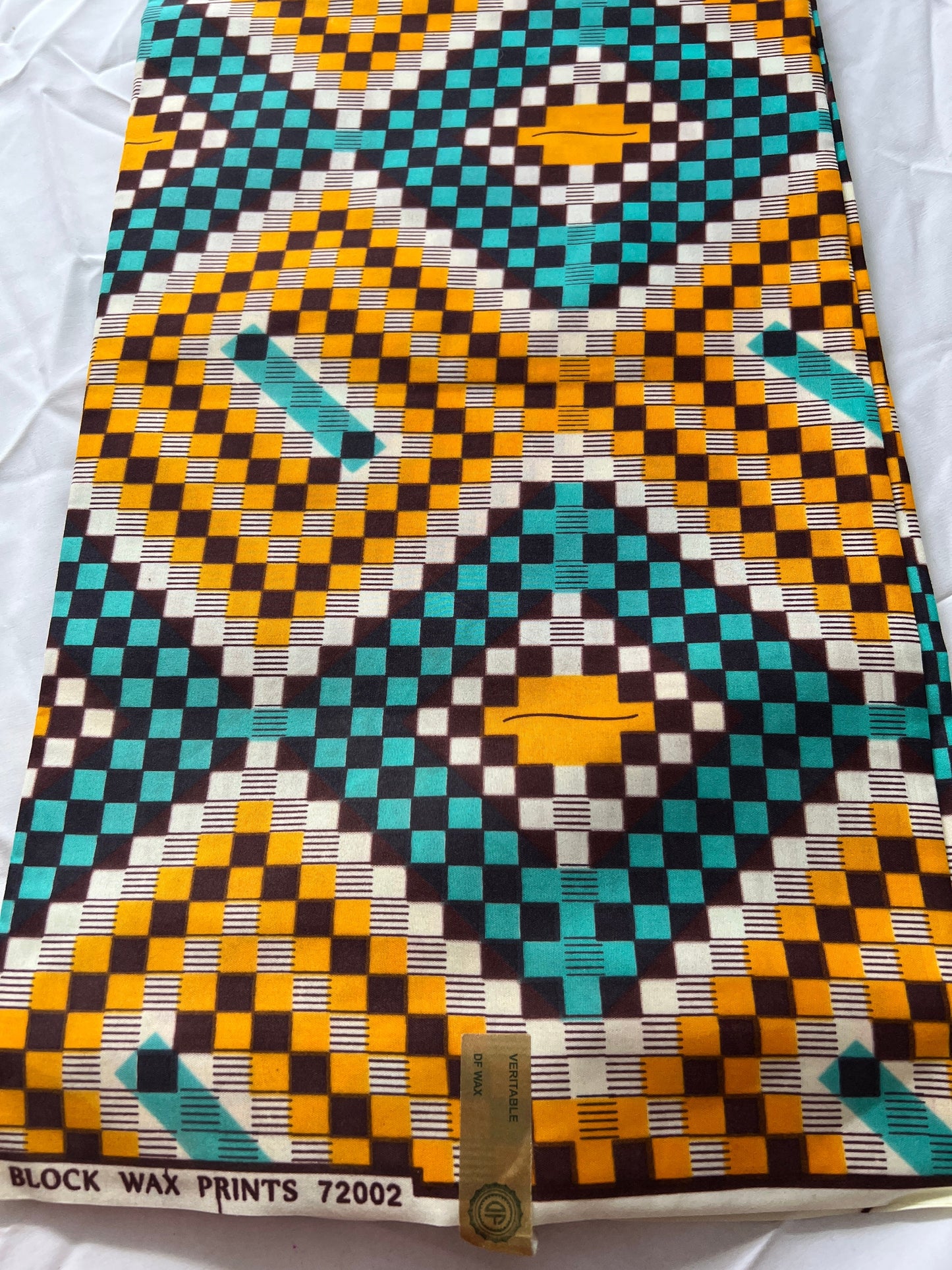 Polycotton African Fabric 6 Yards Soft Ankara Wax Print Material