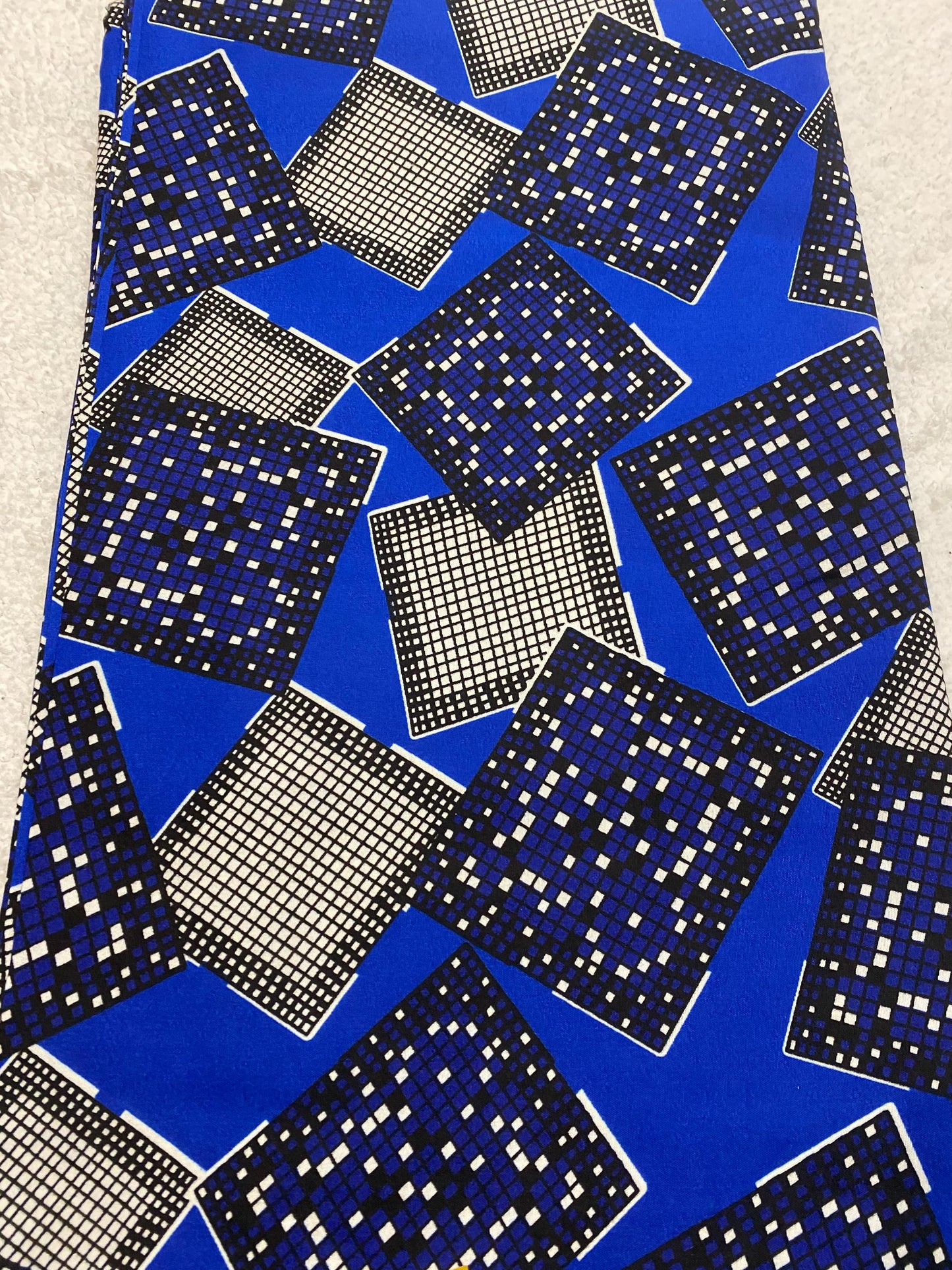 Polycotton African Fabric 6 Yards Soft Ankara Wax Print Material
