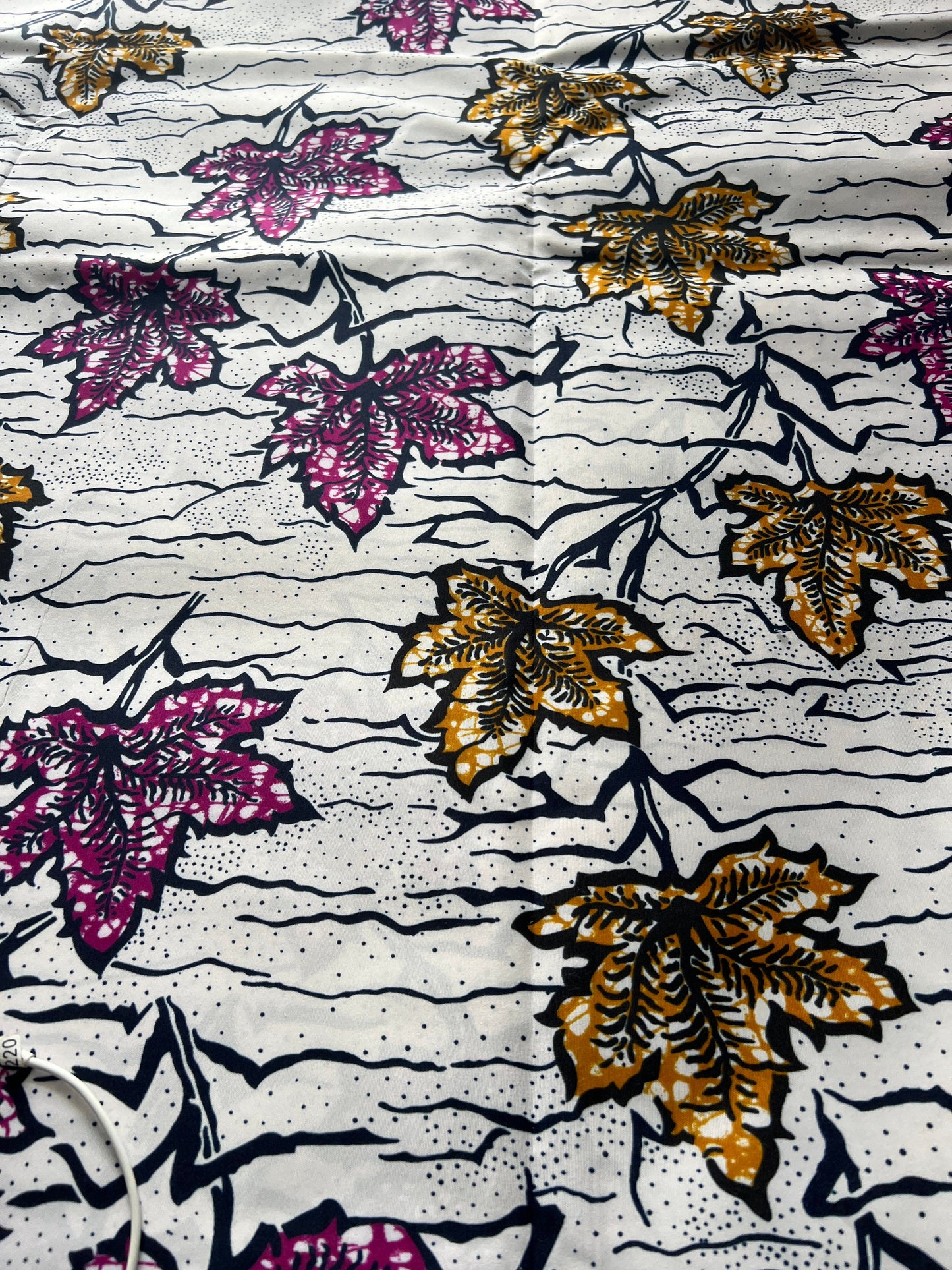 Polycotton African Fabric 6 Yards Soft Ankara Wax Print Material