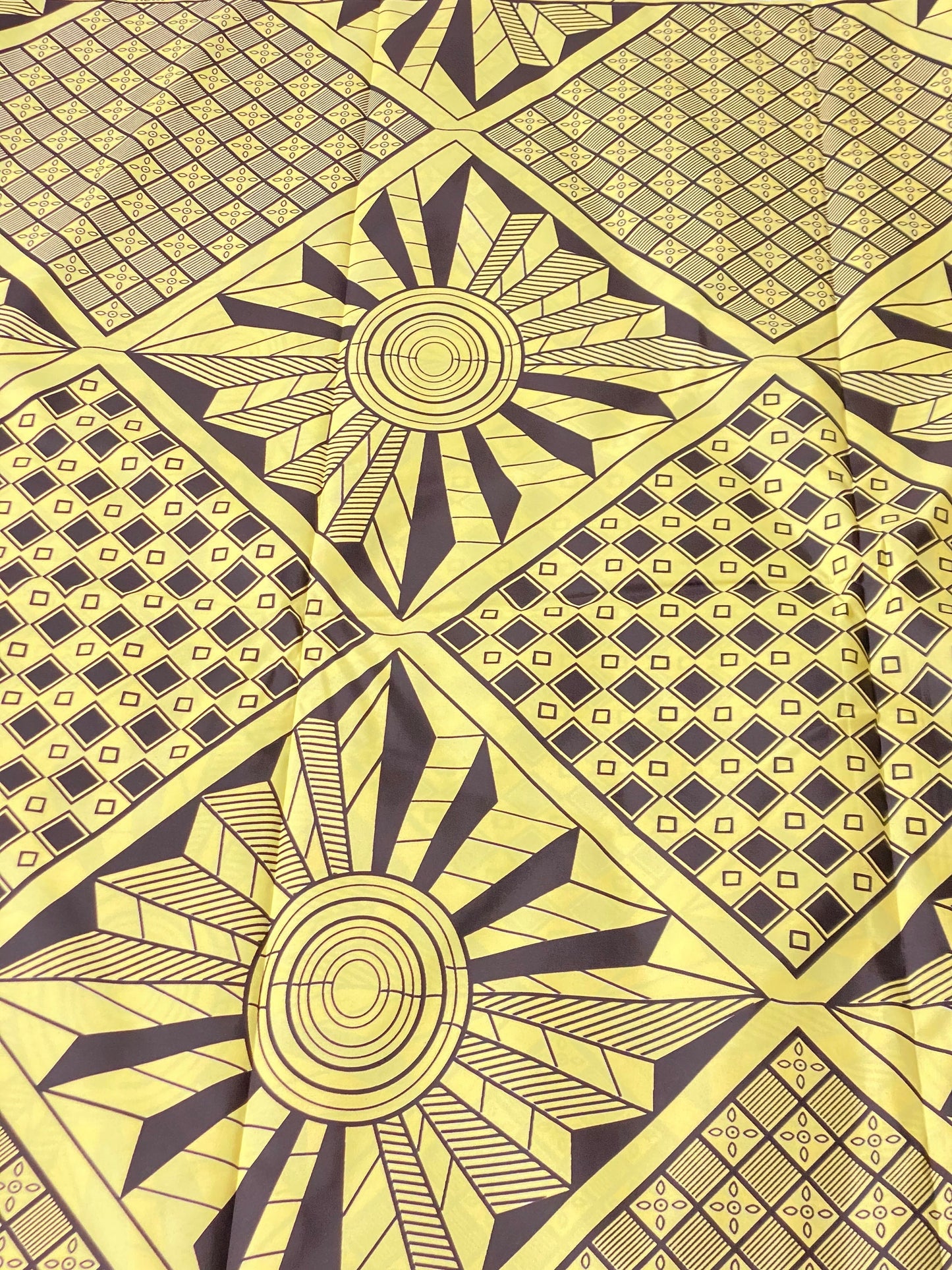 Polycotton African Fabric 6 Yards Soft Ankara Wax Print Material