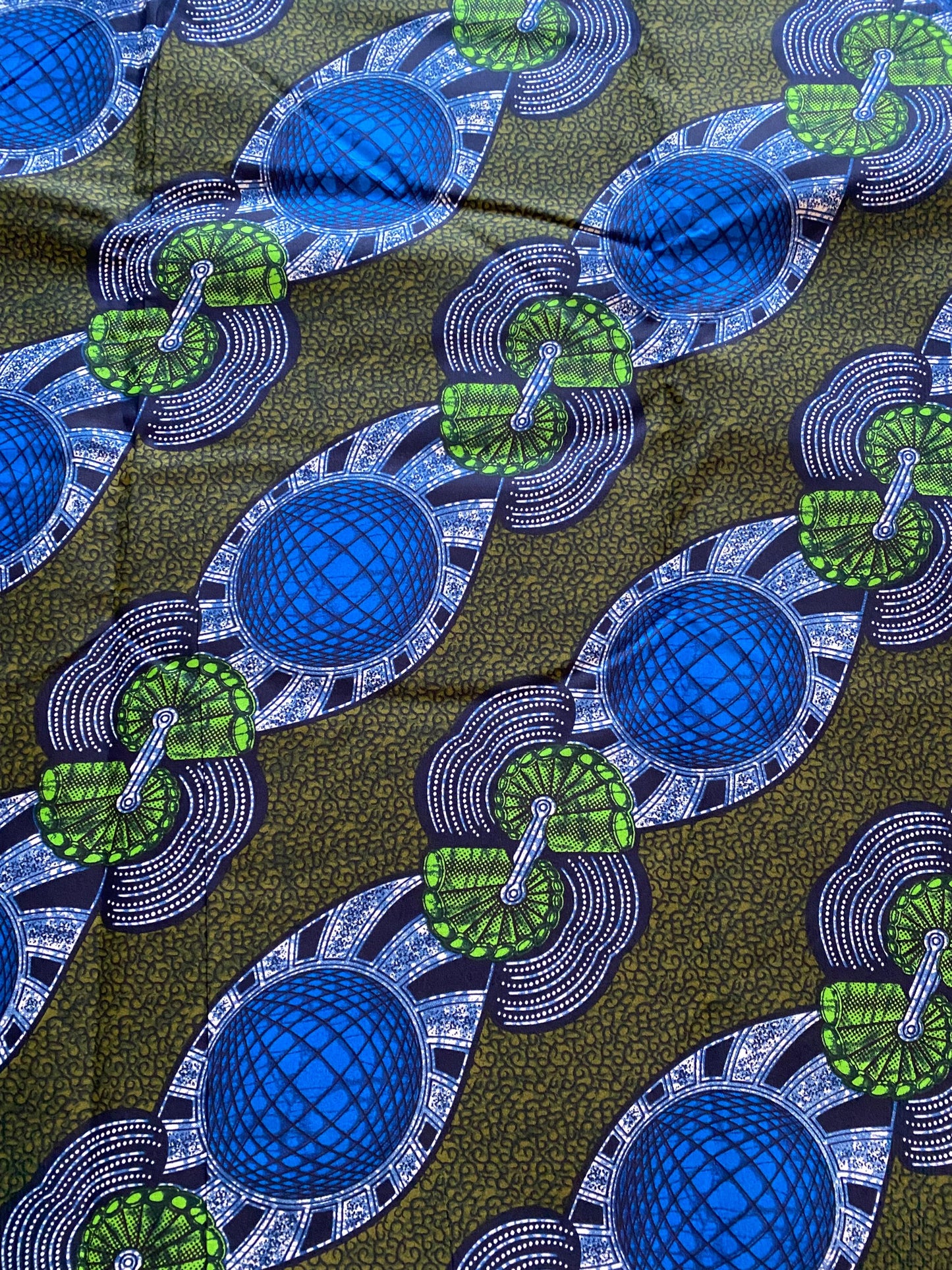 Polycotton African Fabric 6 Yards Soft Ankara Wax Print Material