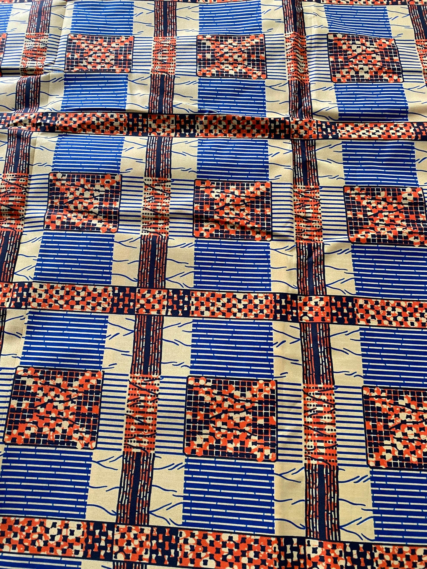 Polycotton African Fabric 6 Yards Soft Ankara Wax Print Material