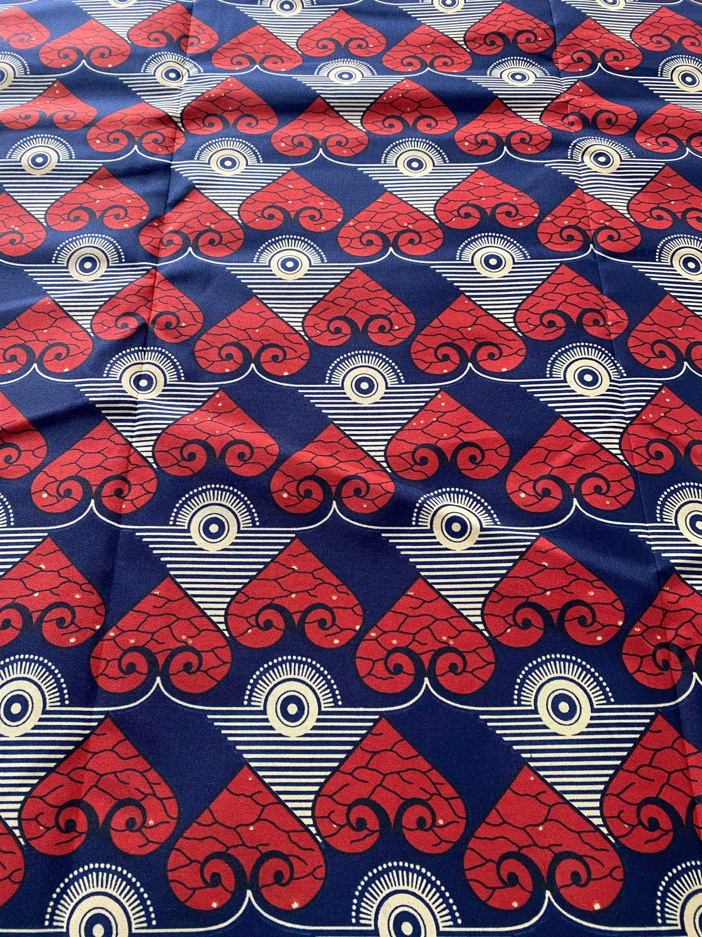 Polycotton African Fabric 6 Yards Soft Ankara Wax Print Material