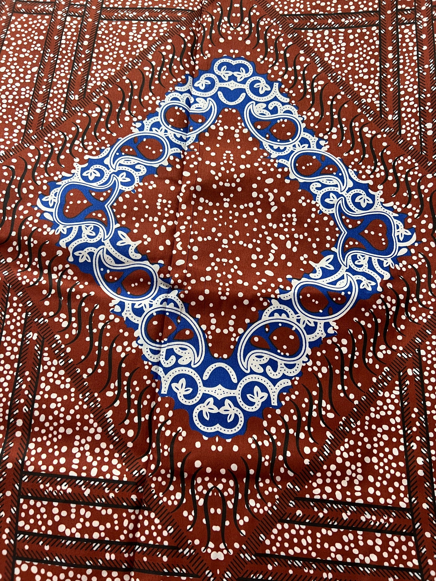 Polycotton African Fabric 6 Yards Soft Ankara Wax Print Material