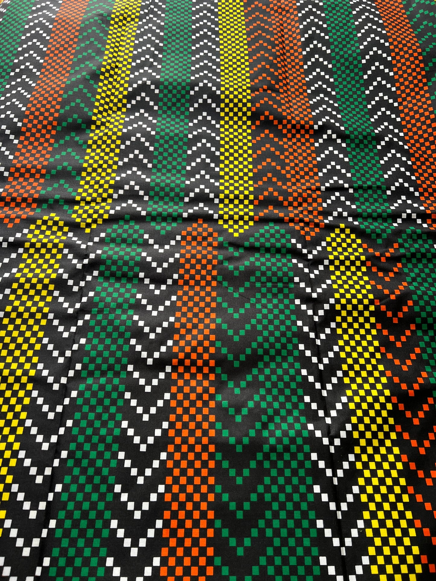 Polycotton African Fabric 6 Yards Soft Ankara Wax Print Material