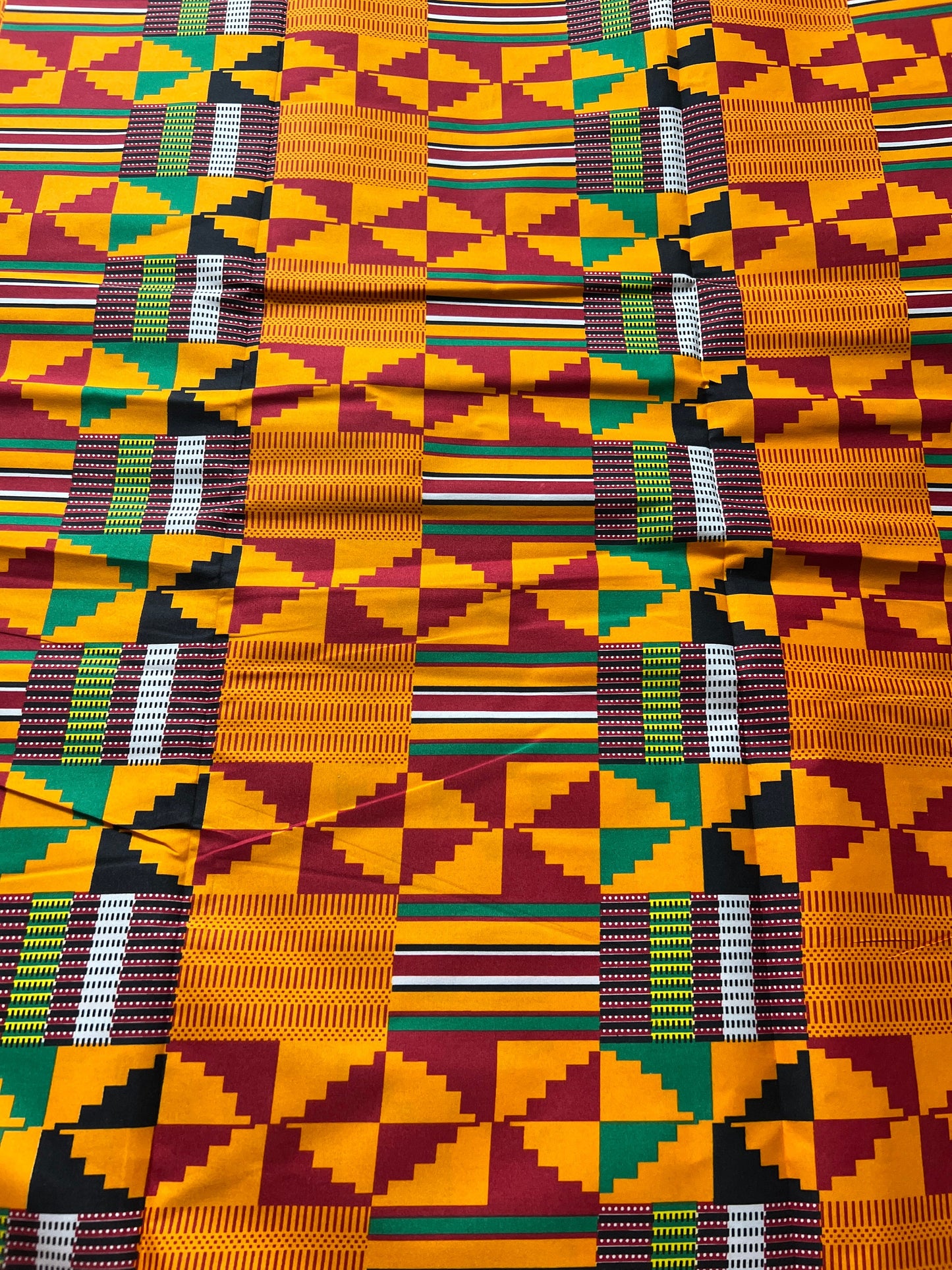 Polycotton African Fabric 6 Yards Soft Ankara Wax Print Material