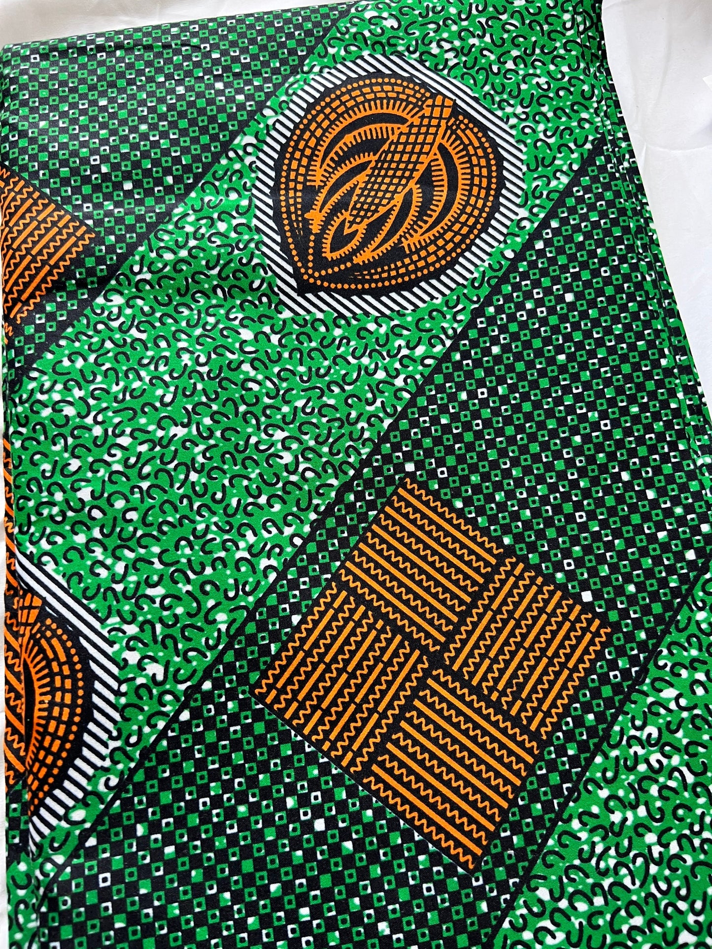 Polycotton African Fabric 6 Yards Soft Ankara Wax Print Material