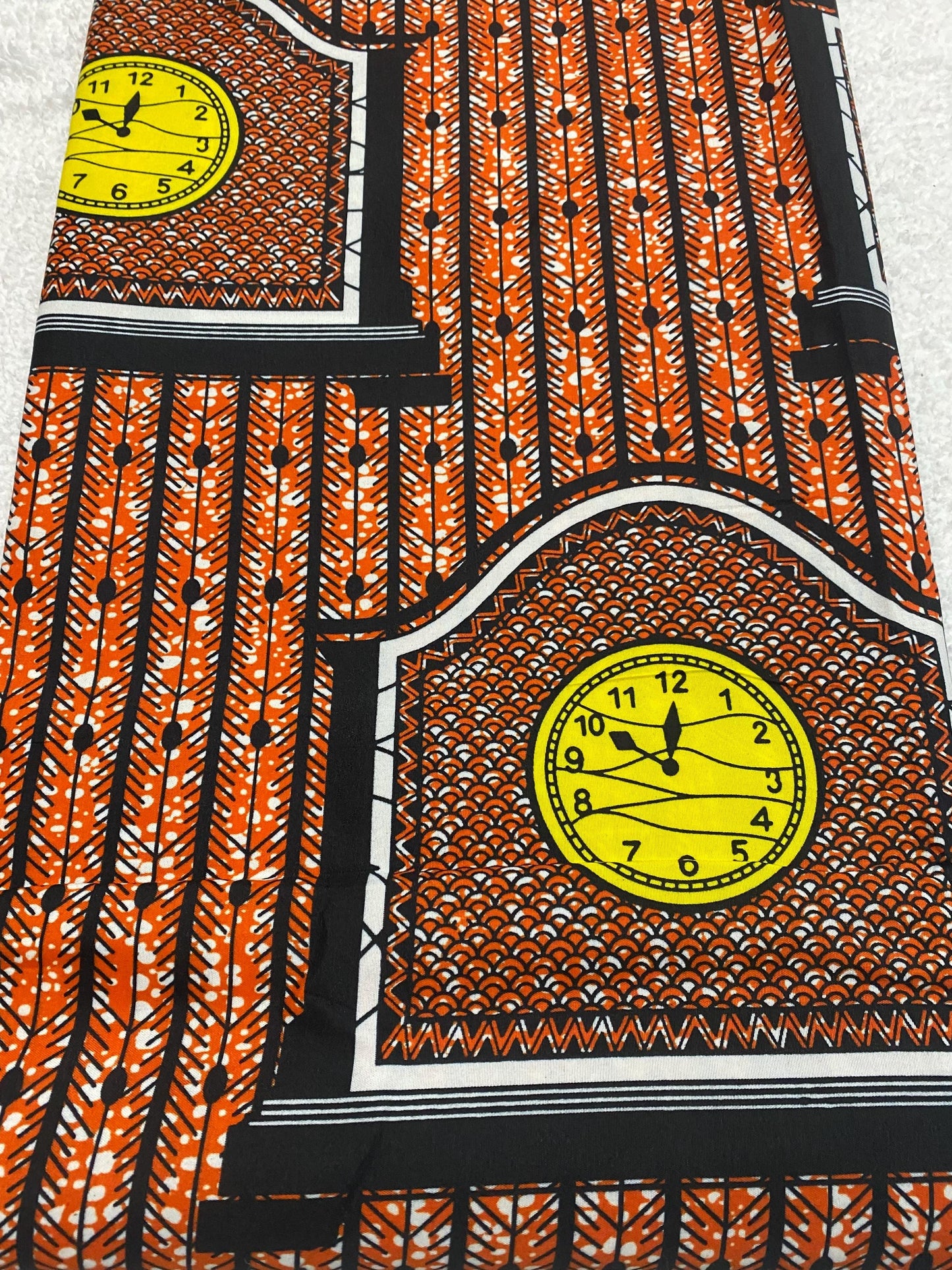 Polycotton African Fabric 6 Yards Soft Ankara Wax Print Material