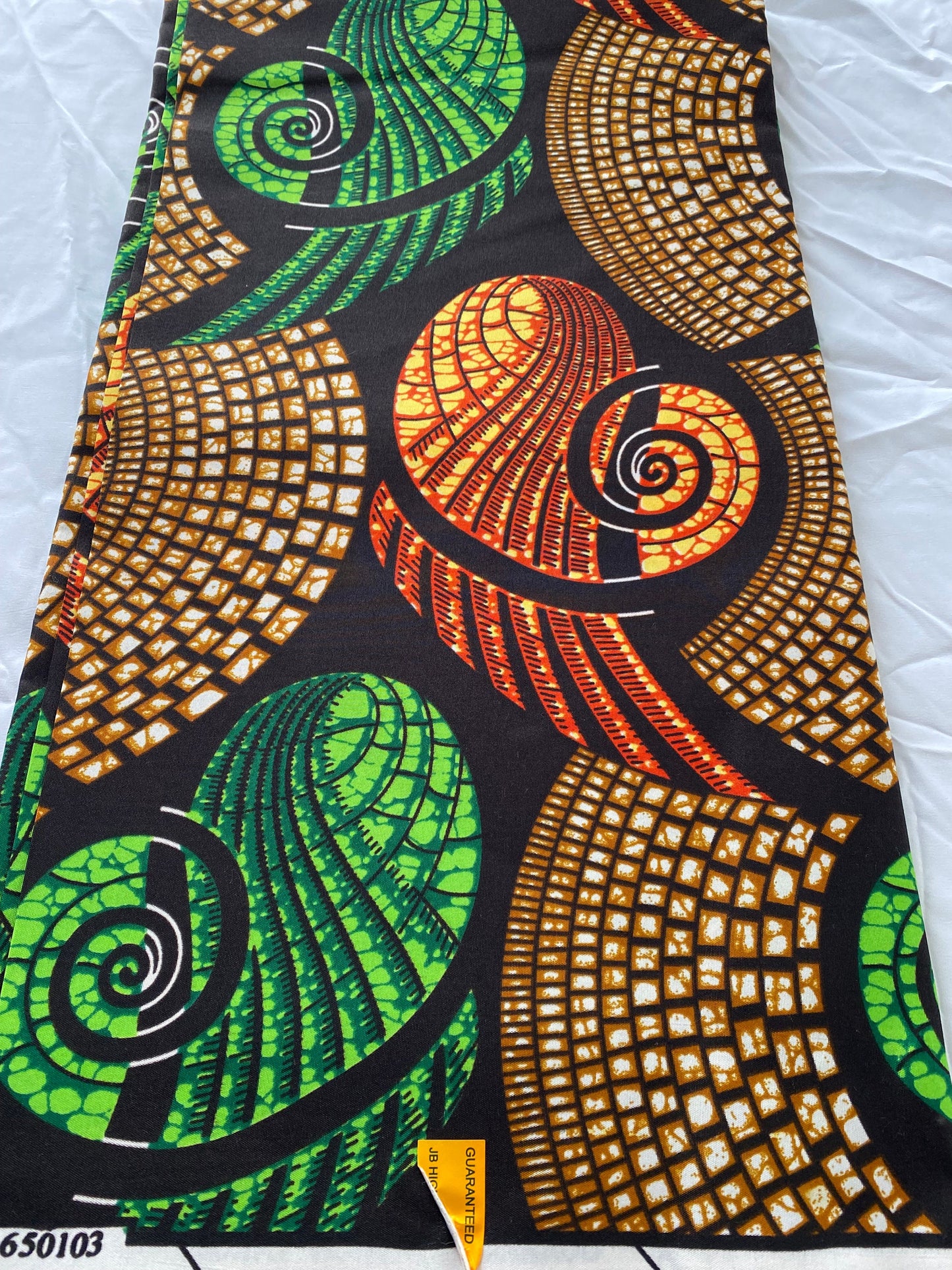 Polycotton African Fabric 6 Yards Soft Ankara Wax Print Material