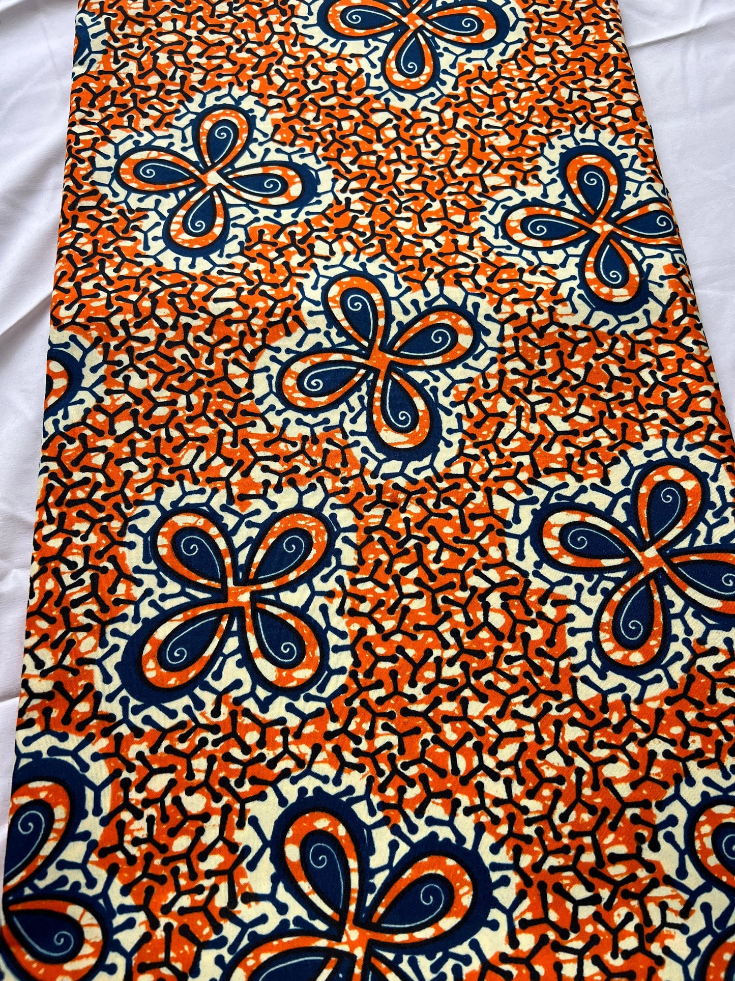 Polycotton African Fabric 6 Yards Soft Ankara Wax Print Material