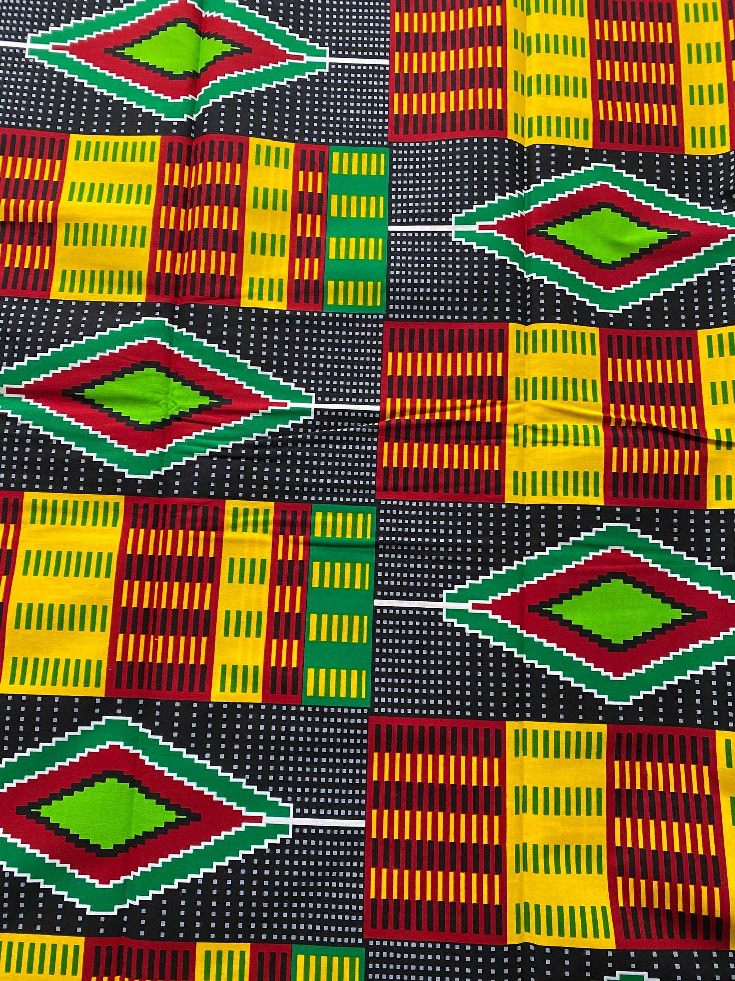 Genuine Kente top supreme wax African fabric.