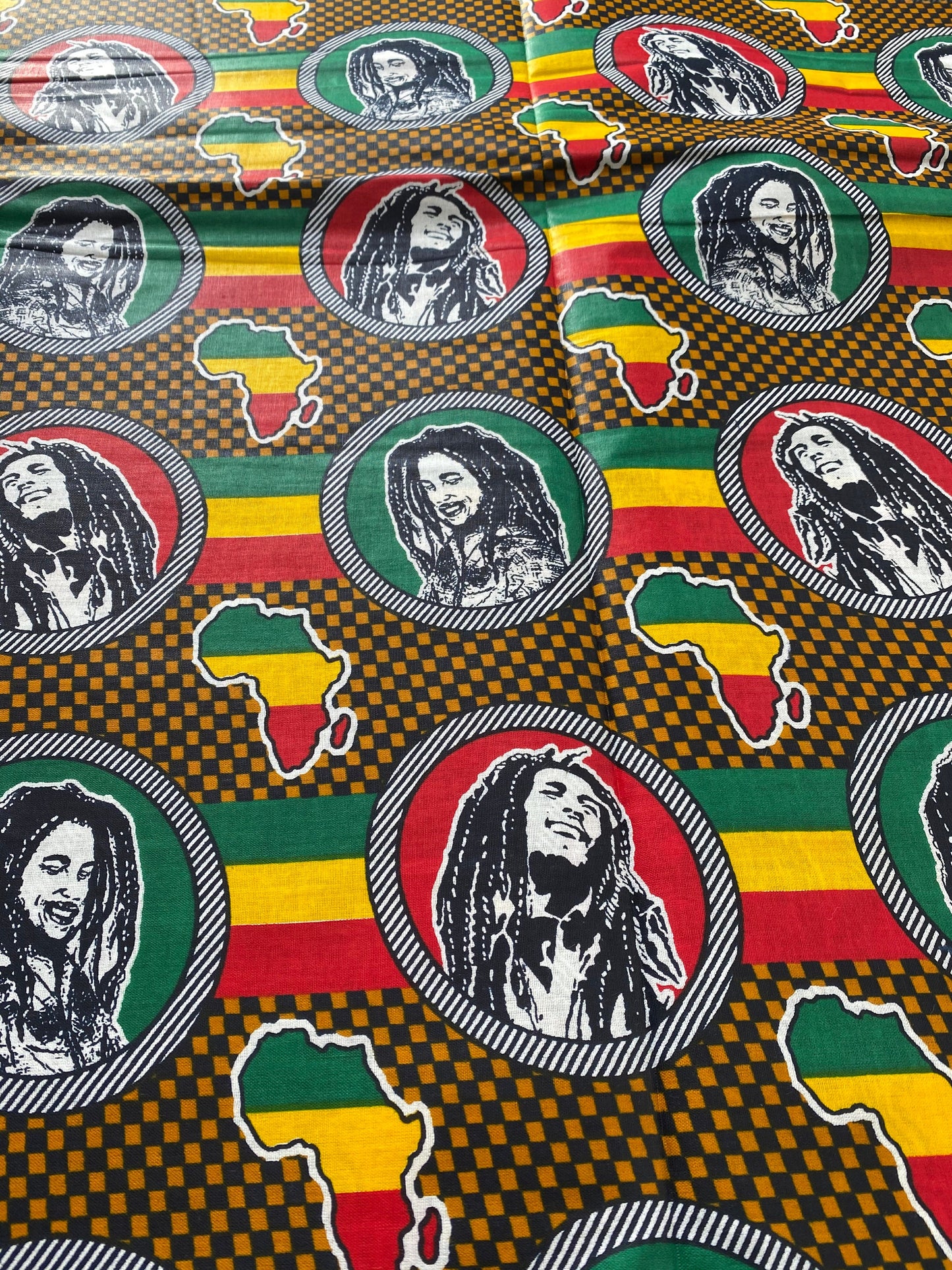 Mud Print Fabric 6 Yards African Tribal Wax Print Cloth