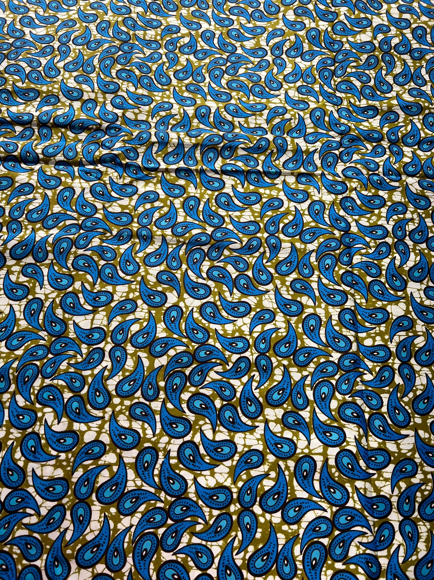 Polycotton African Fabric 6 Yards Soft Ankara Wax Print Material