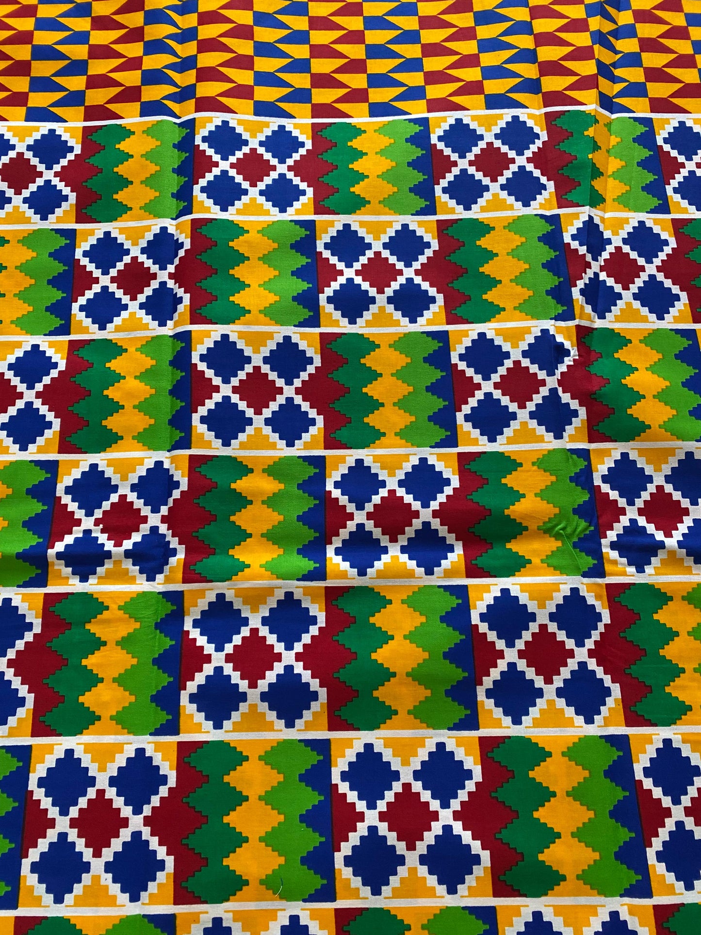 6yards Genuine Kente 100% cotton African wax