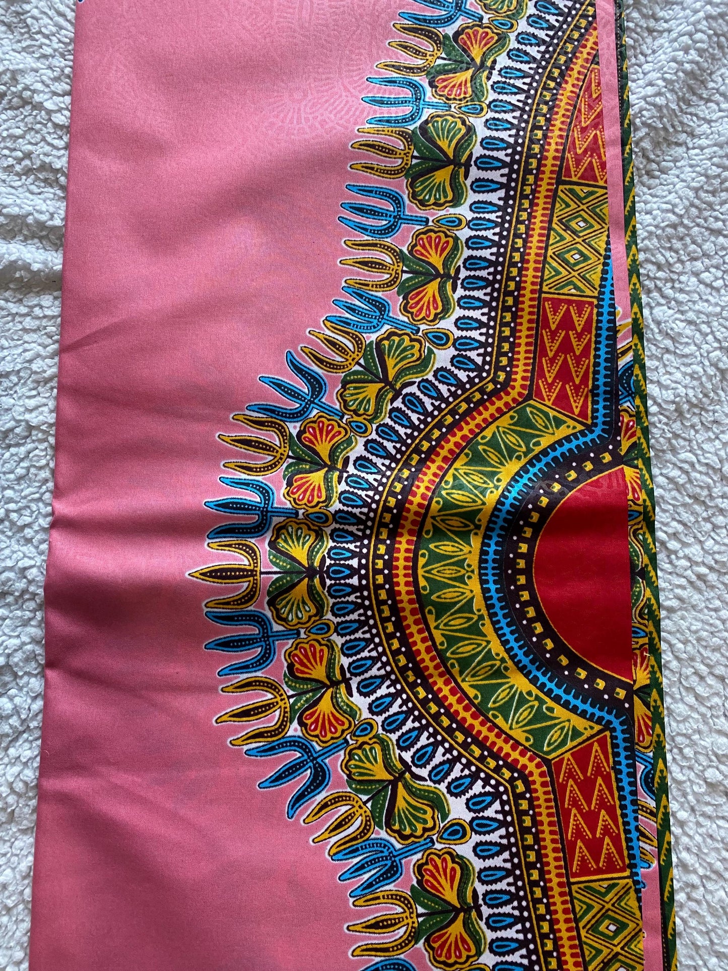 Dashiki Angelina African Wax Print Cotton Fabric - 6 Yards