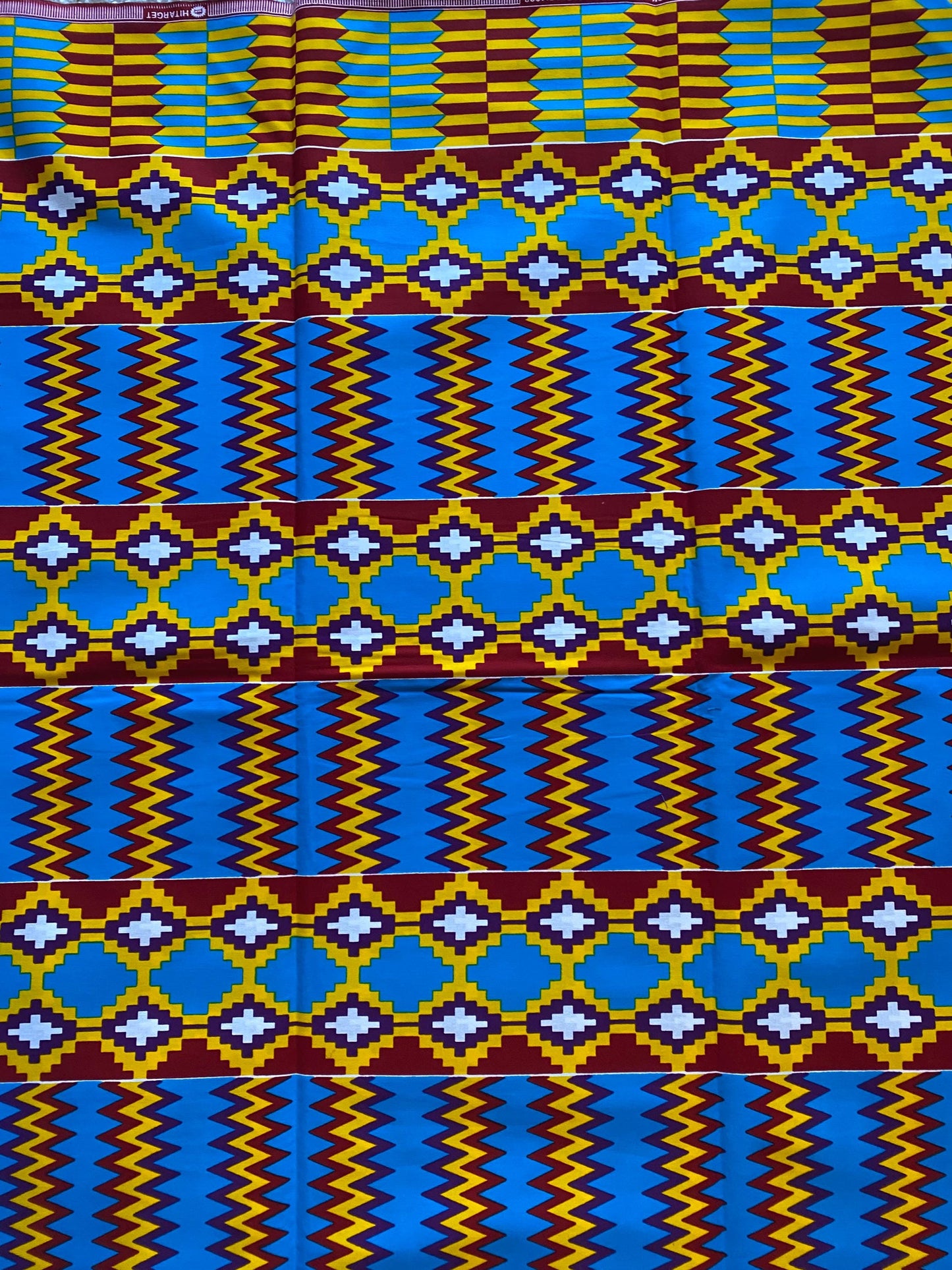 Kente Fabric 6 Yards African Kente Cloth