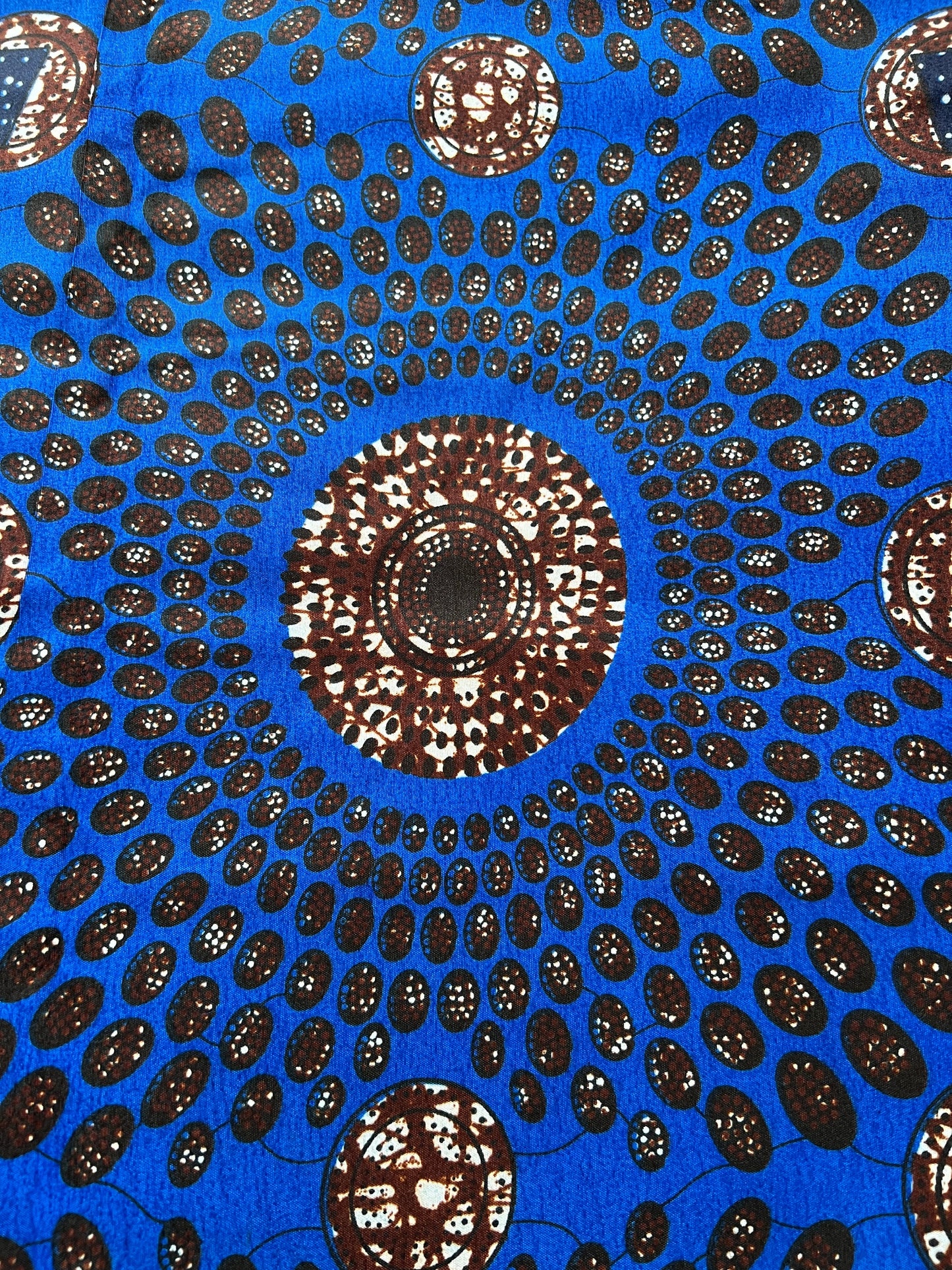 Polycotton African Fabric 6 Yards Soft Ankara Wax Print Material