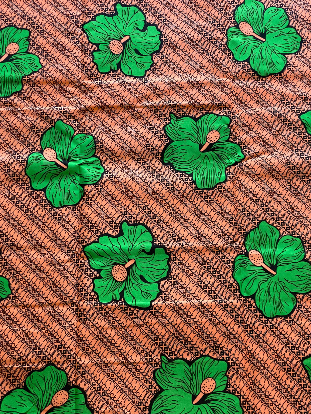 Polycotton African Fabric 6 Yards Soft Ankara Wax Print Material