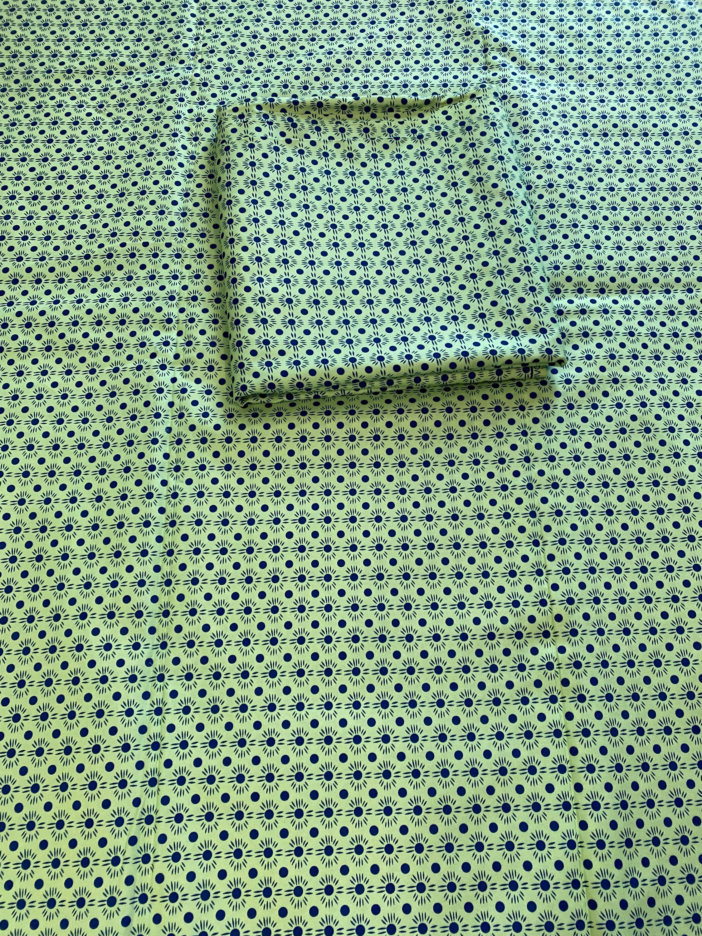 6yards Polycotton African Fabric  Soft Ankara Wax Print Material