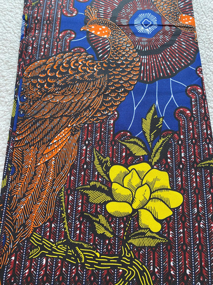 Polycotton African Fabric 6 Yards Soft Ankara Wax Print Material