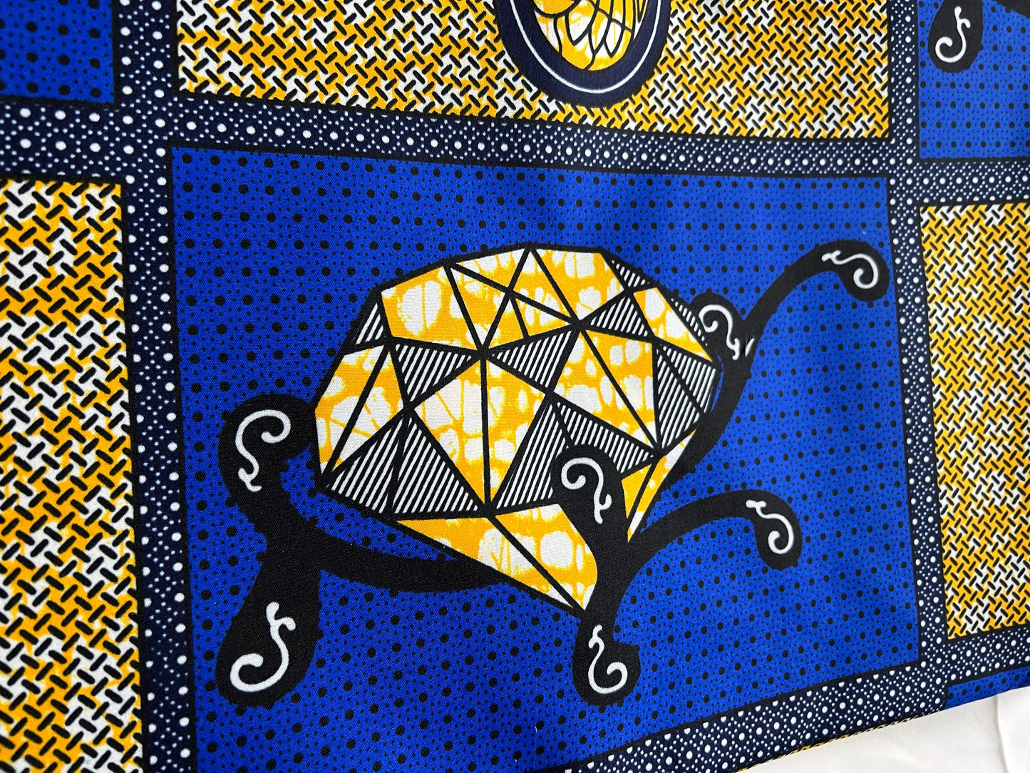 Polycotton African Fabric 6 Yards Soft Ankara Wax Print Material