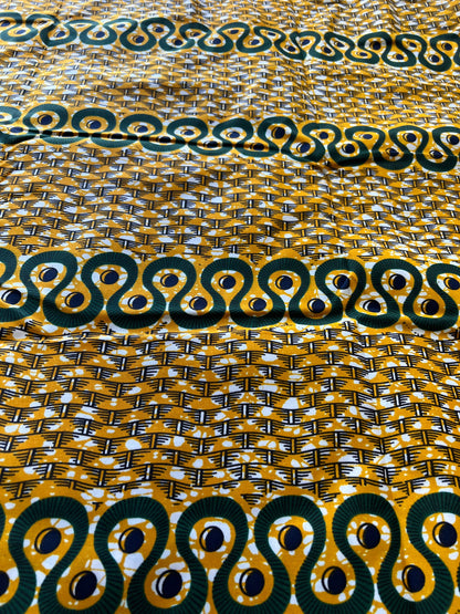 Polycotton African Fabric 6 Yards Soft Ankara Wax Print Material