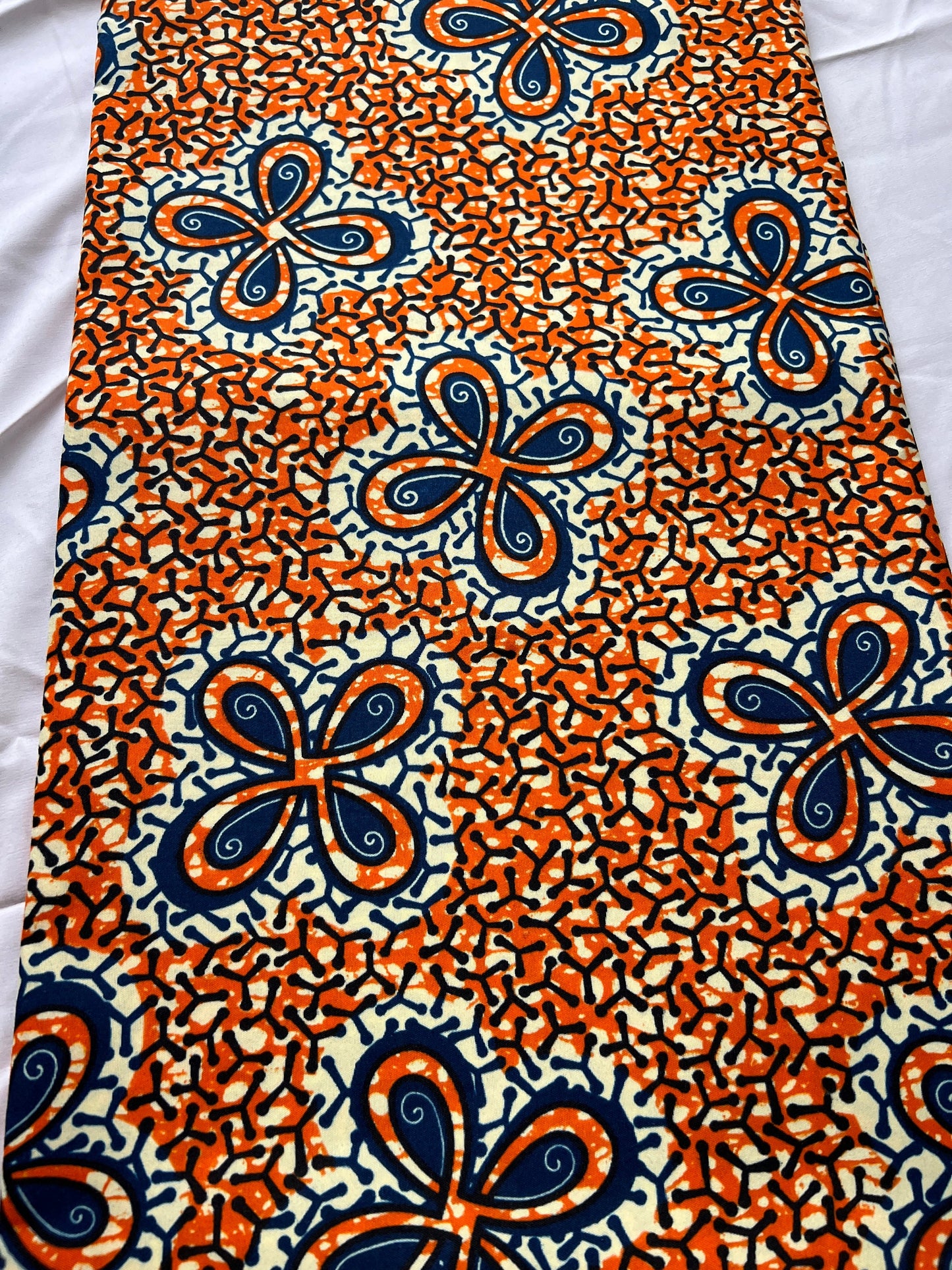 Polycotton African Fabric 6 Yards Soft Ankara Wax Print Material