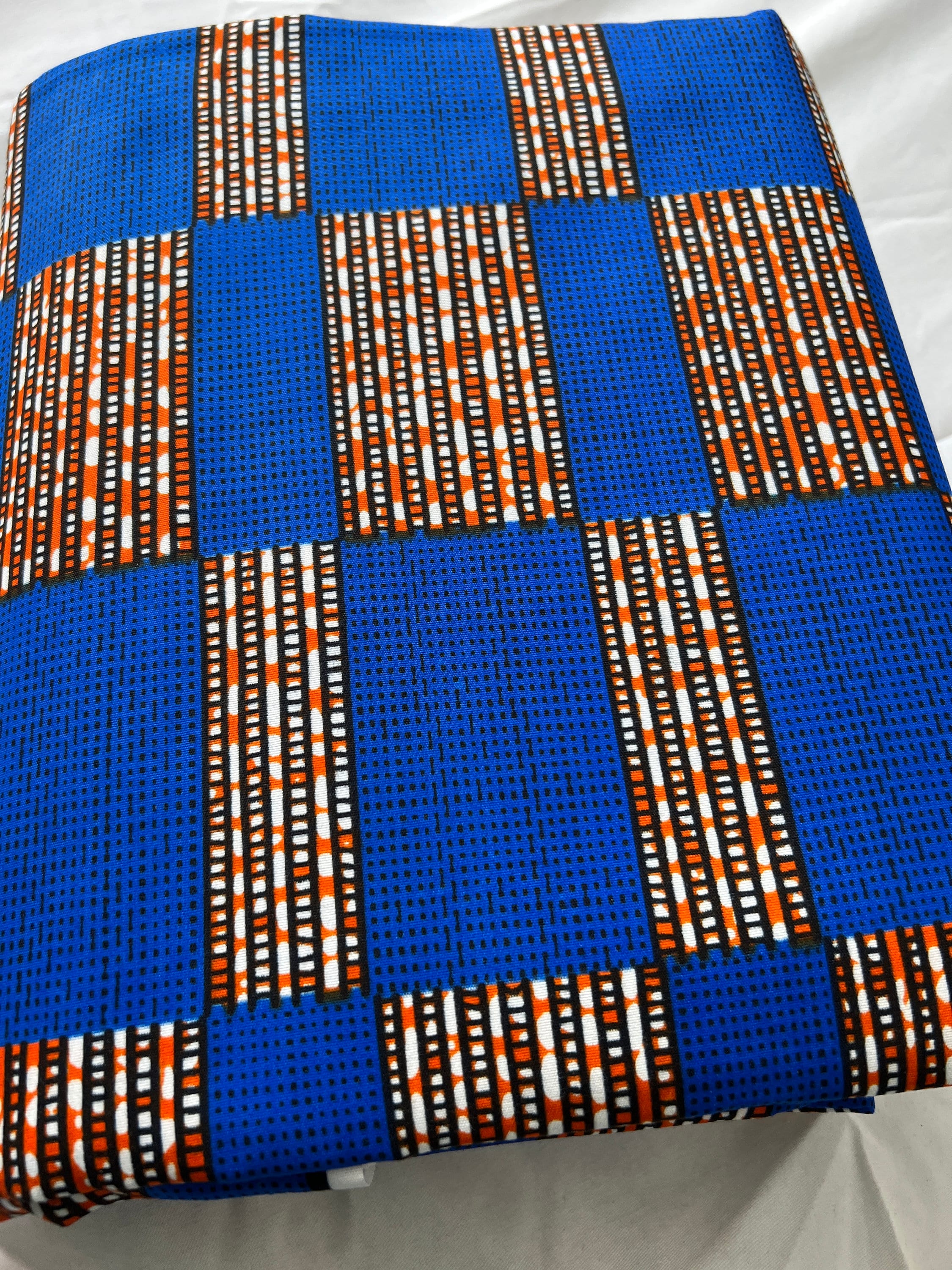 Polycotton African Fabric 6 Yards Soft Ankara Wax Print Material