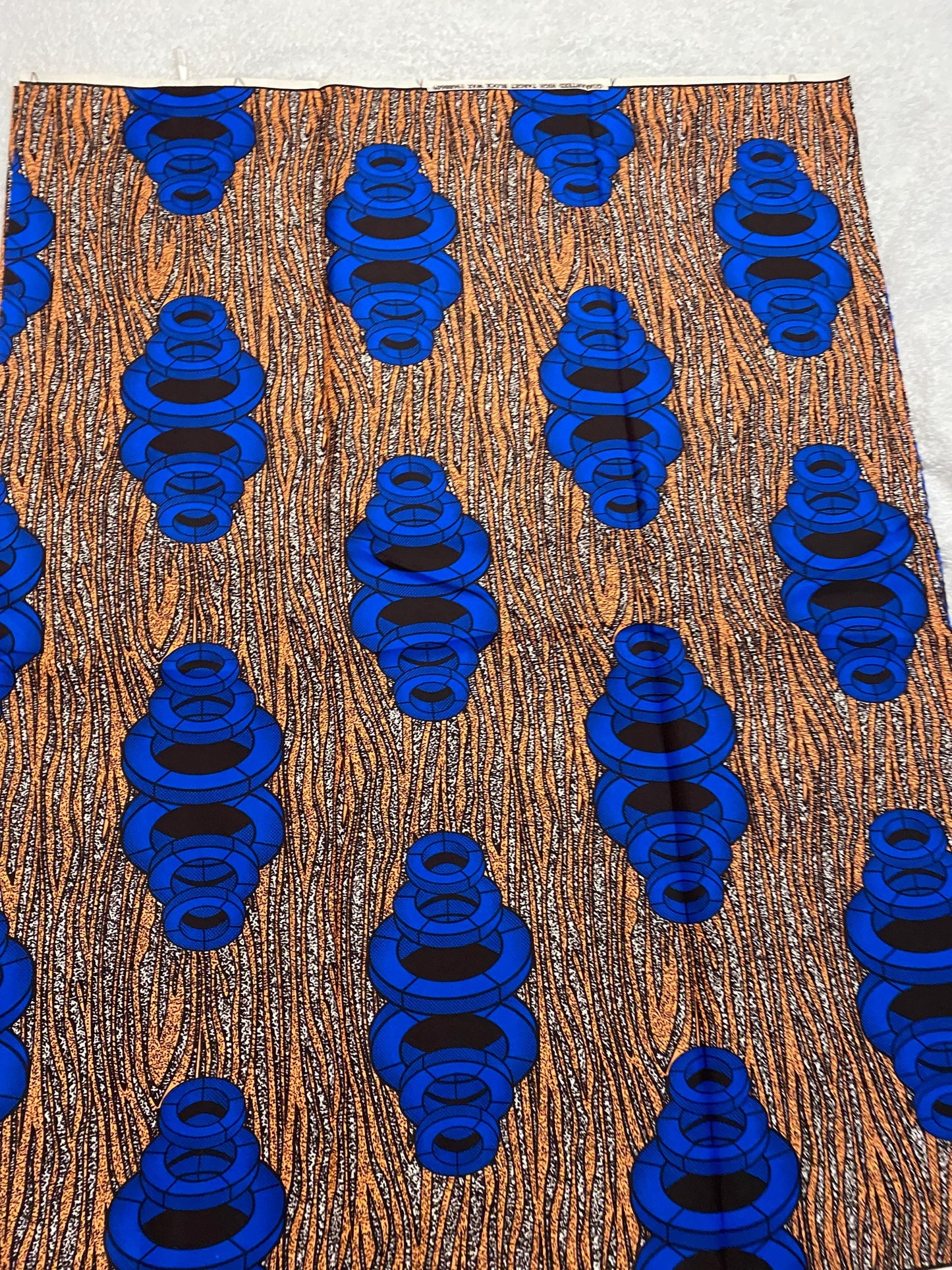 Polycotton African Fabric 6 Yards Soft Ankara Wax Print Material