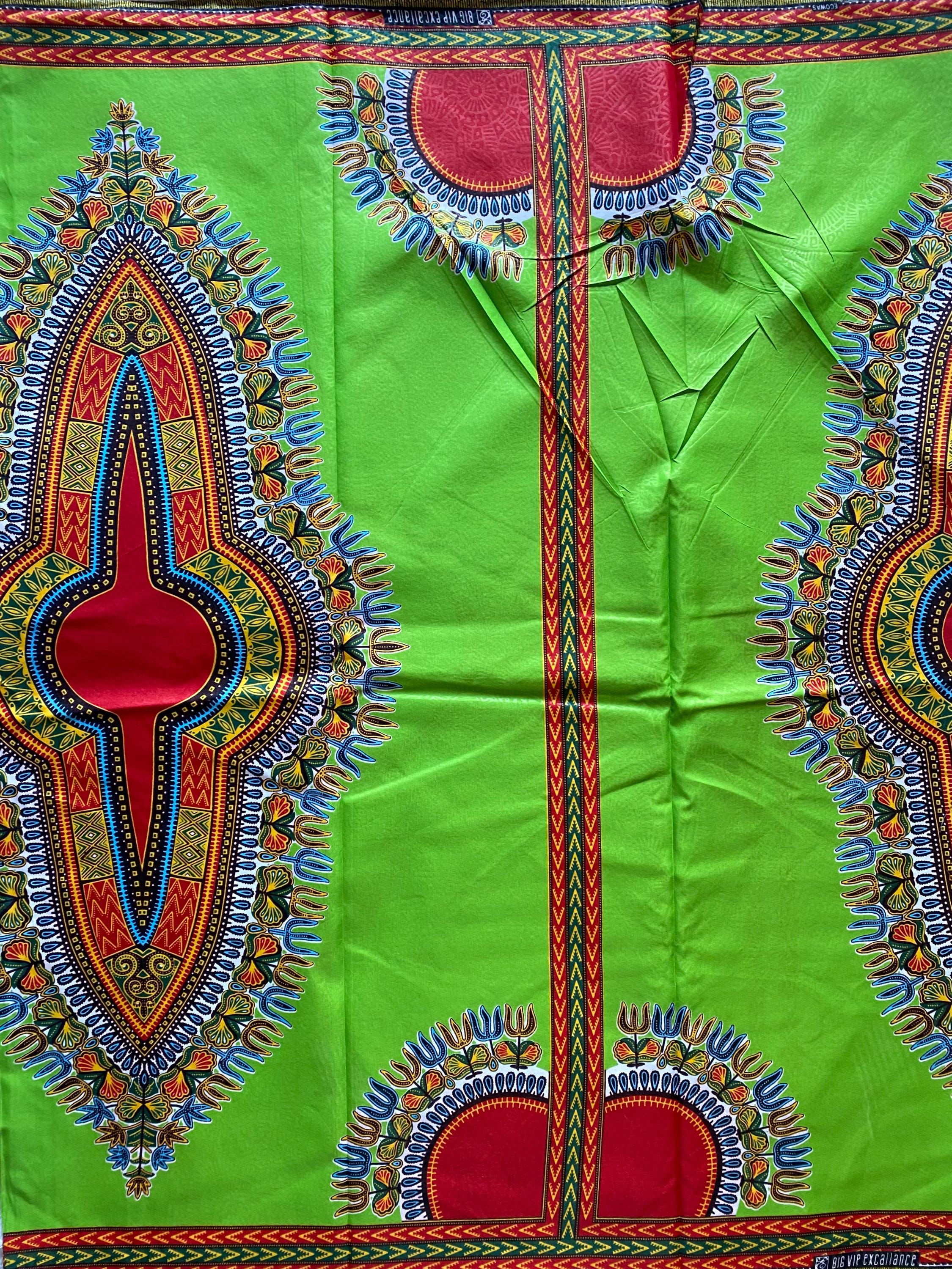 Ankara Wax Fabric Print - Daviva Dashiki Angelina African Cotton, 6 Yards