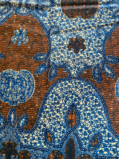 Polycotton African Fabric 6 Yards Soft Ankara Wax Print Material