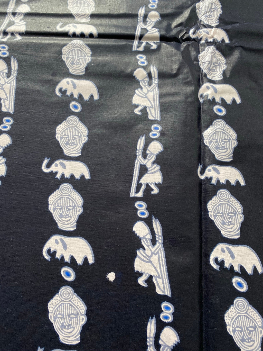 Mud Print Fabric 6 Yards African Tribal Wax Print Cloth